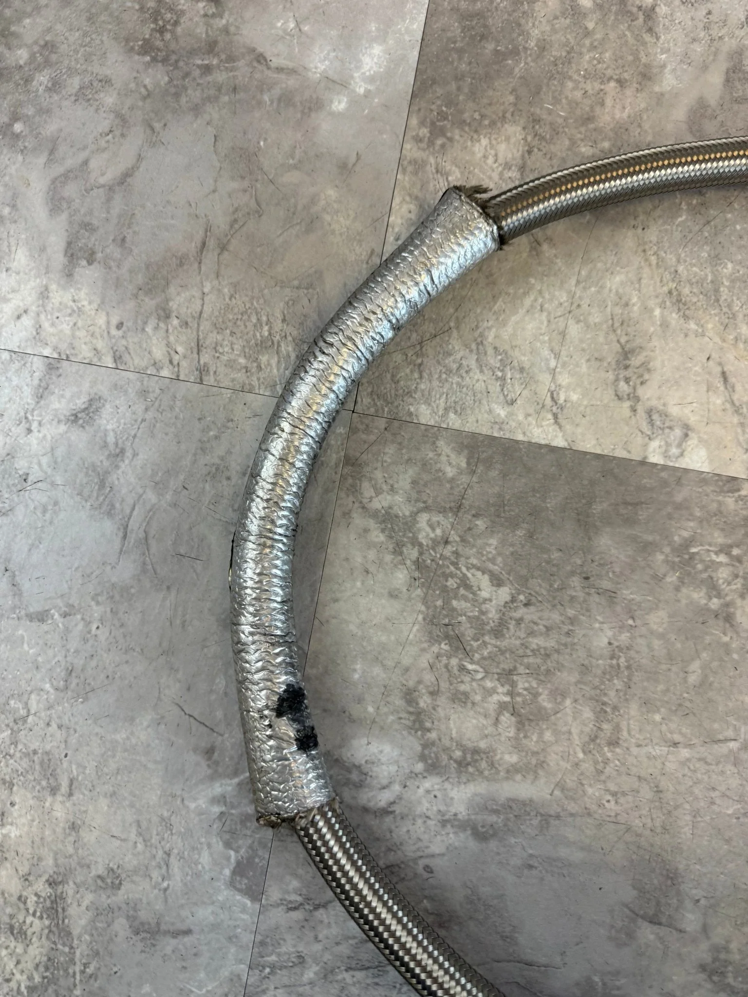 2002-2021 Subaru WRX STi Mishimoto 4Ft Stainless Steel Braided Hose With -10AN Fittings Y3 - Image 4