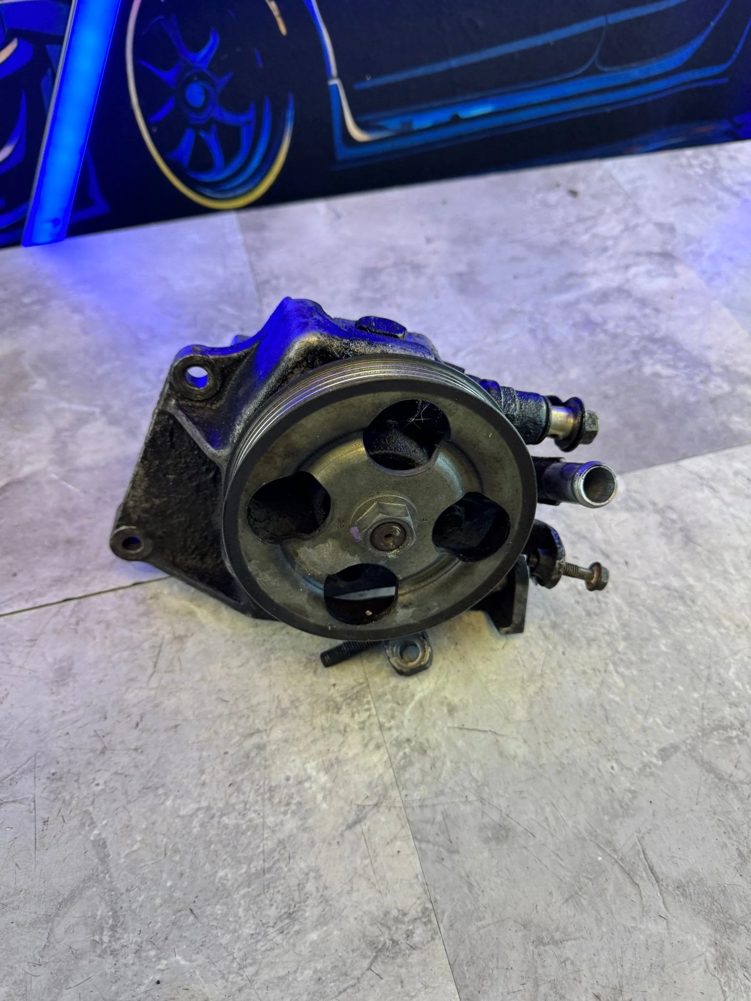 2002-2021 Subaru WRX STi OEM Steering Steering Pump Bracket For EJ Motors L5