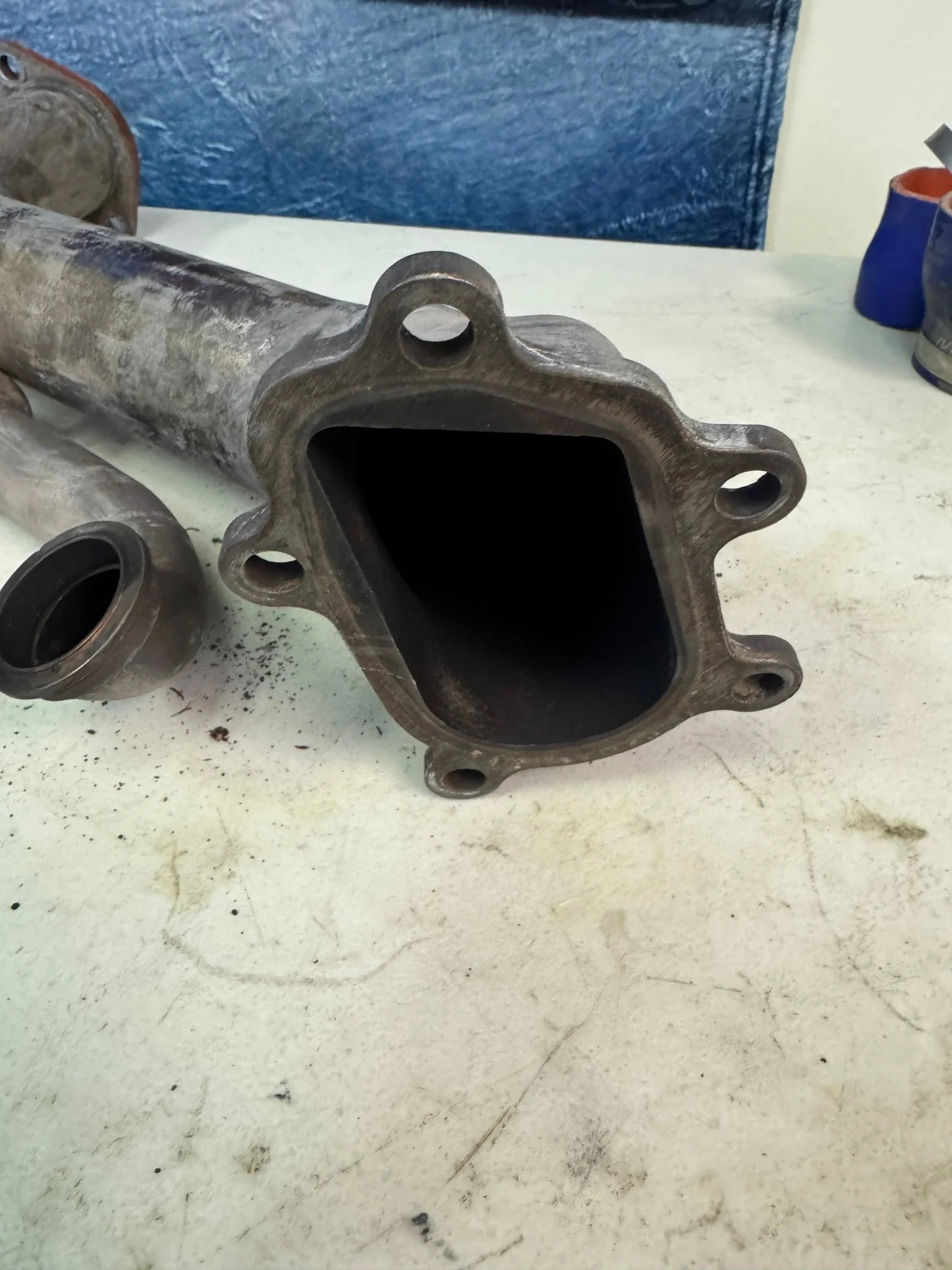 2002-2021 Subaru WRX STi Turbo XS Bellmouth Downpipe With 38mm EWG Recirculation Tube / N5 - Image 5
