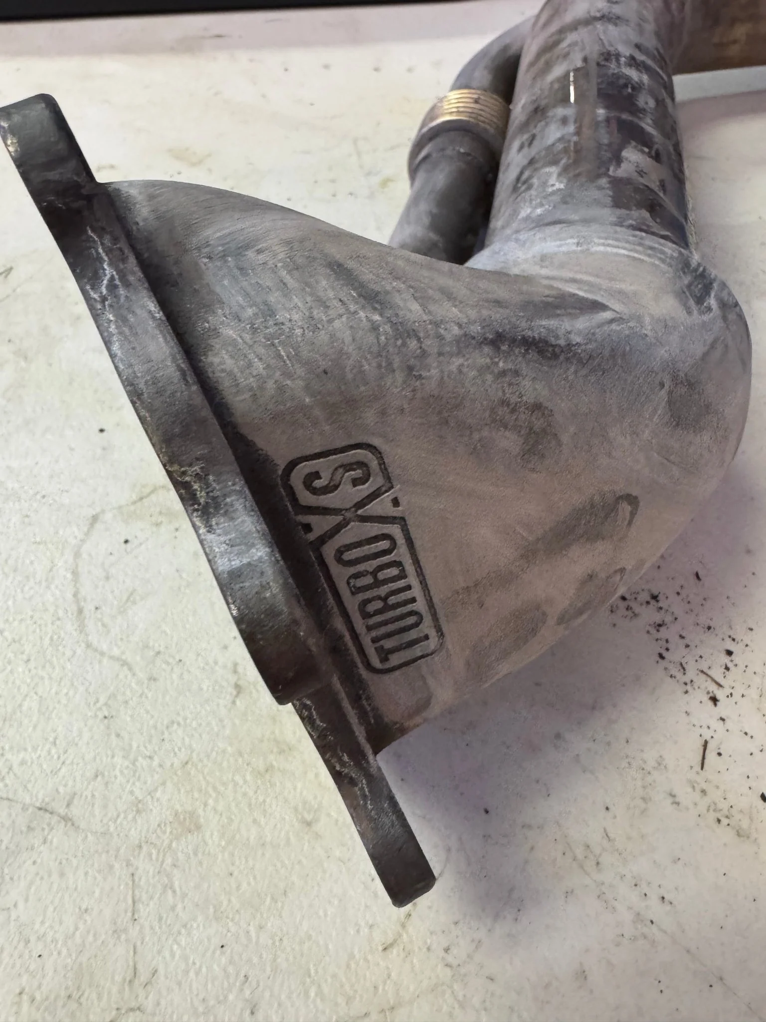 2002-2021 Subaru WRX STi Turbo XS Bellmouth Downpipe With 38mm EWG Recirculation Tube / N5 - Image 6