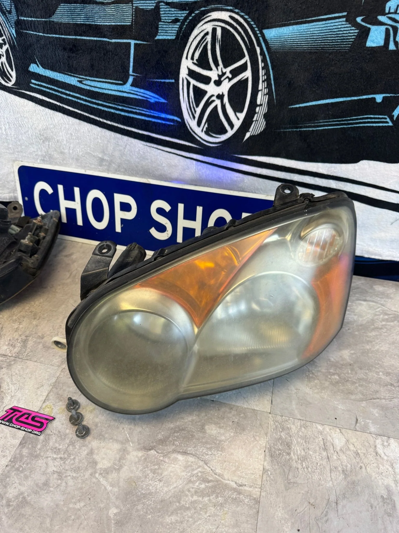 2004-2005 Subaru Impreza WRX STi Headlight Assembly LH RH Drivers Side Passenger Side Pair A2 - Image 10