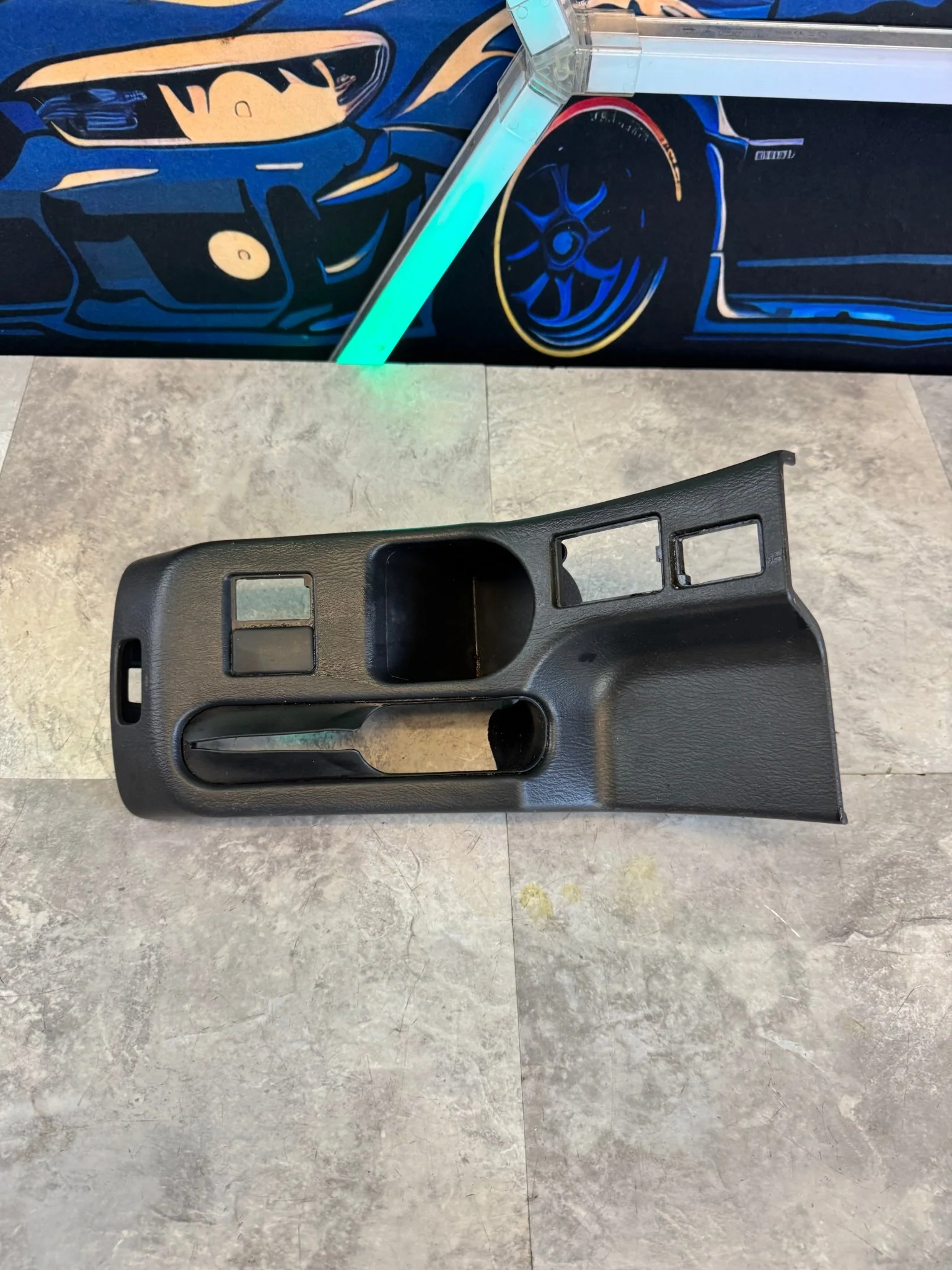 2004-2005 Subaru Impreza WRX STi OEM Center Console Upper Trim Black Y2