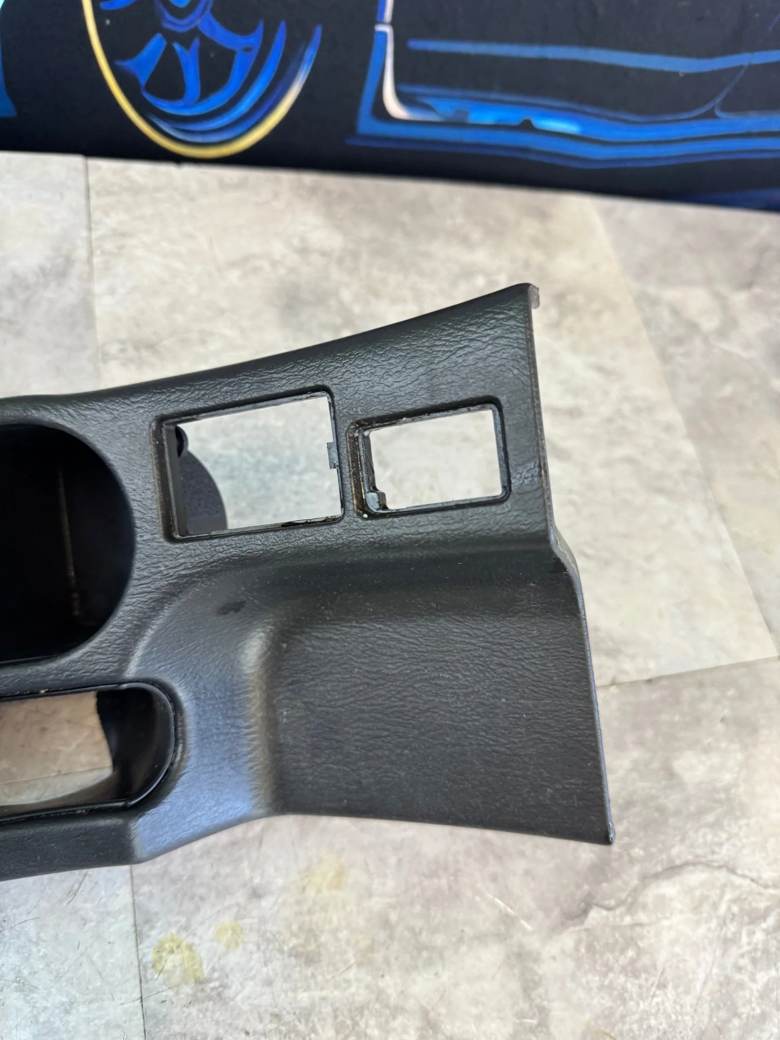 2004-2005 Subaru Impreza WRX STi OEM Center Console Upper Trim Black Y2 - Image 3