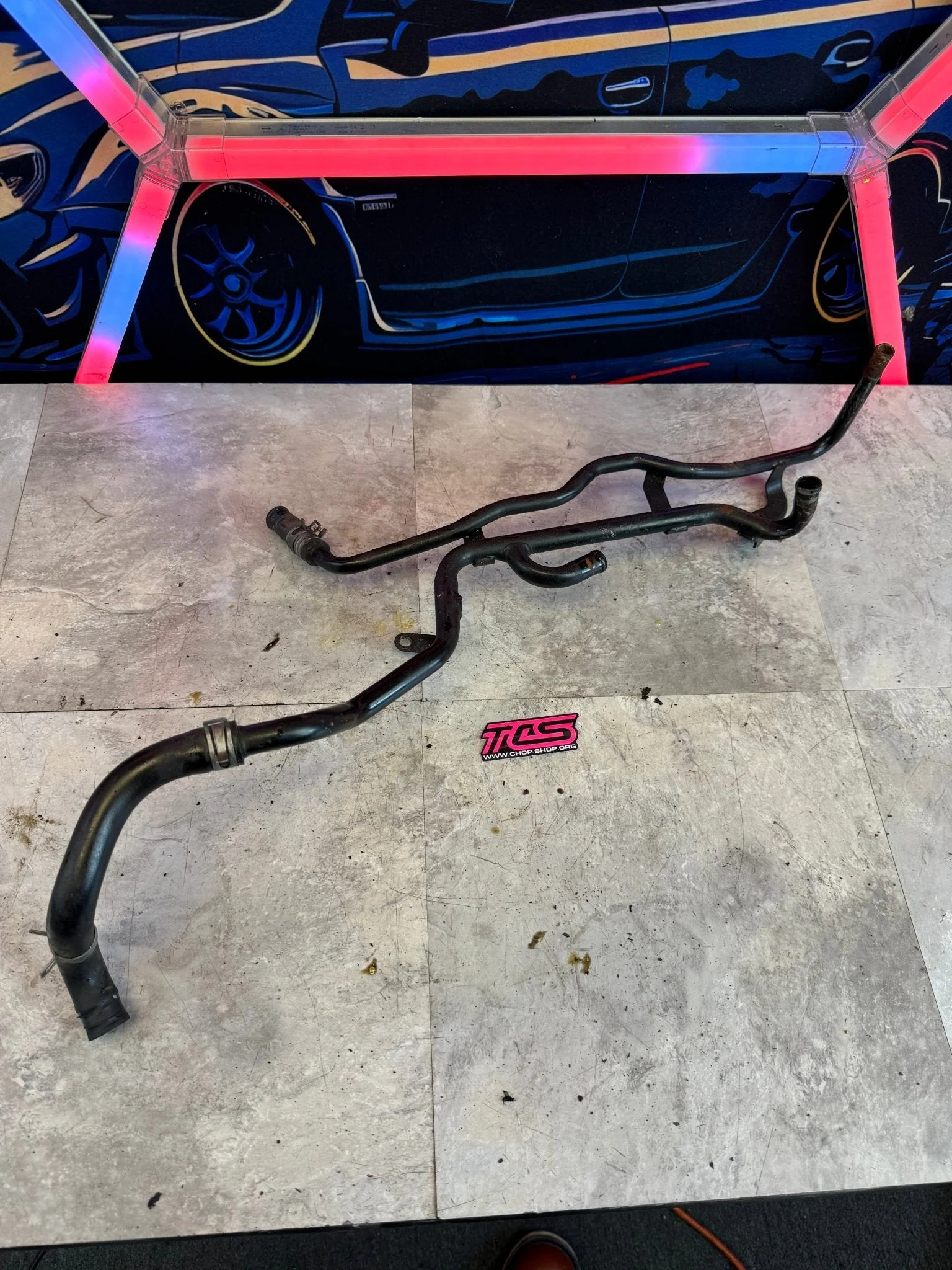 2004-2005 Subaru STi OEM Engine Coolant Hard Lines / R2