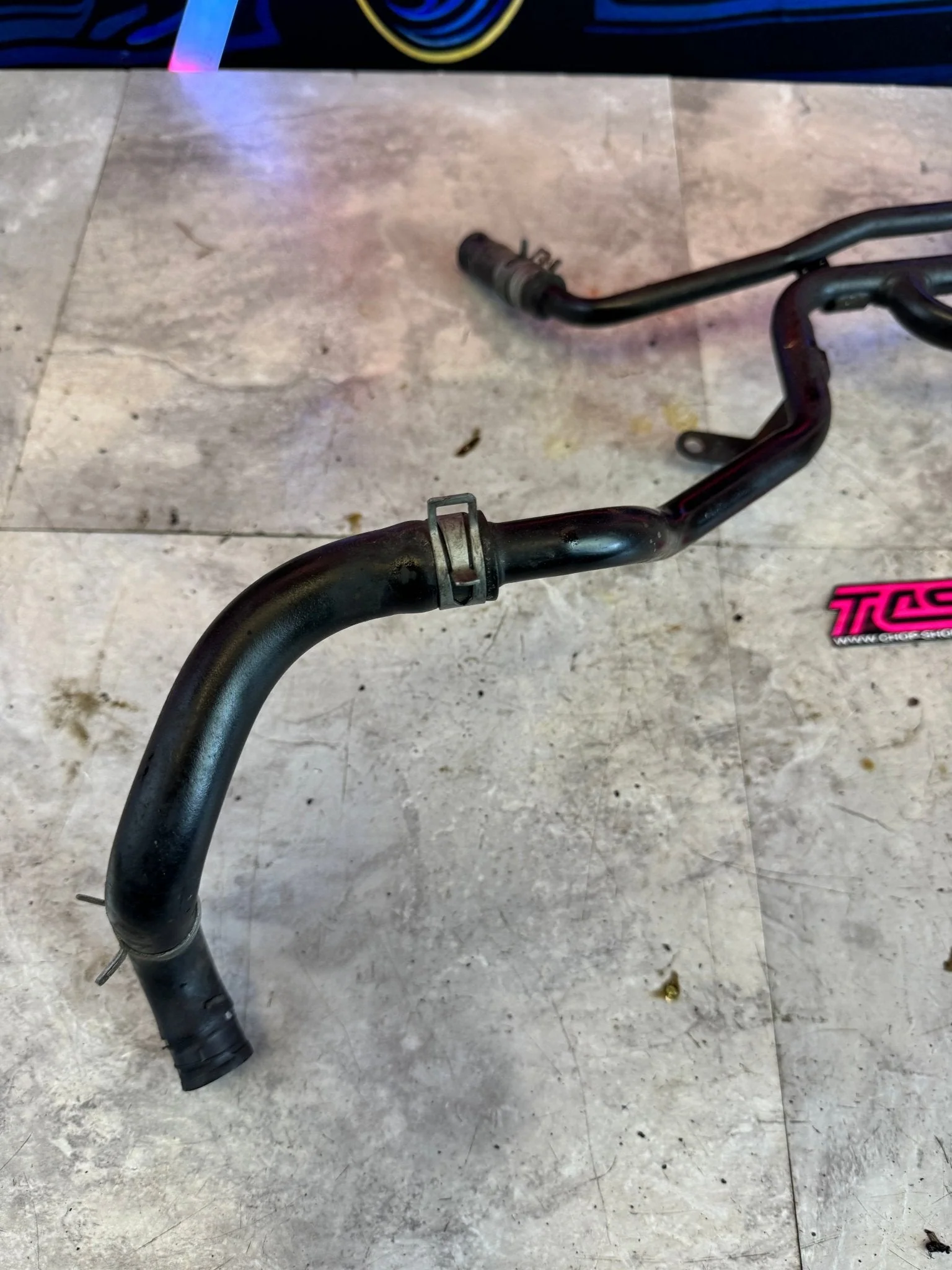 2004-2005 Subaru STi OEM Engine Coolant Hard Lines / R2 - Image 2