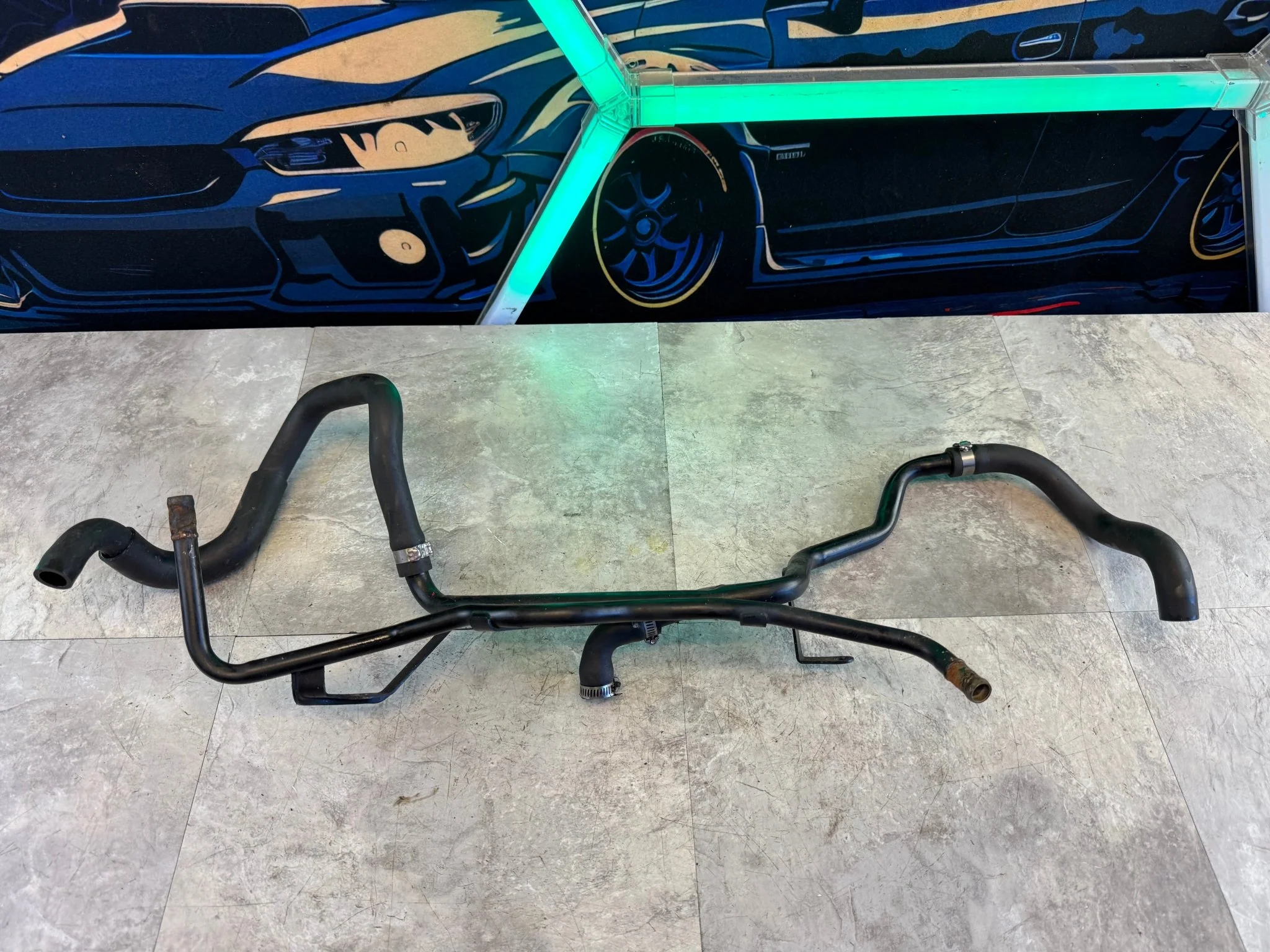 2004-2005 Subaru STi OEM Engine Coolant Hard Lines / R2