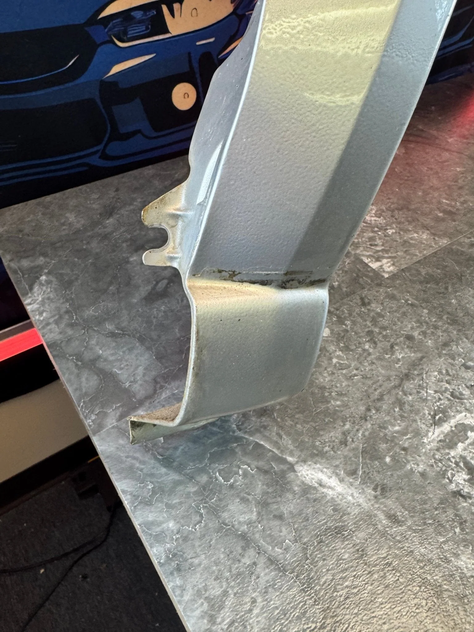 2004-2005 Subaru WRX STi PSM Platinum Silver Metallic OEM Passenger Side Fender - Image 13