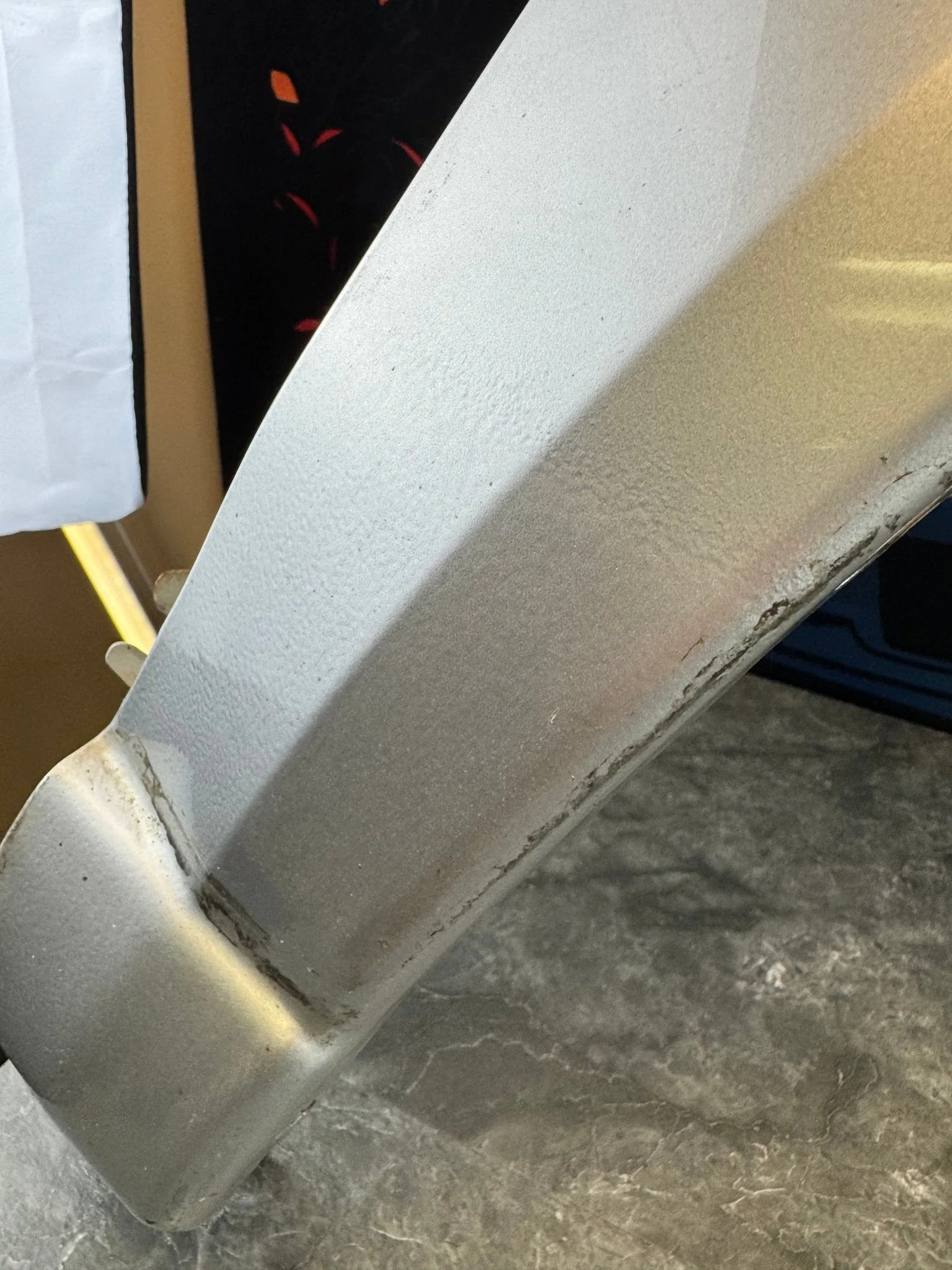 2004-2005 Subaru WRX STi PSM Platinum Silver Metallic OEM Passenger Side Fender - Image 6