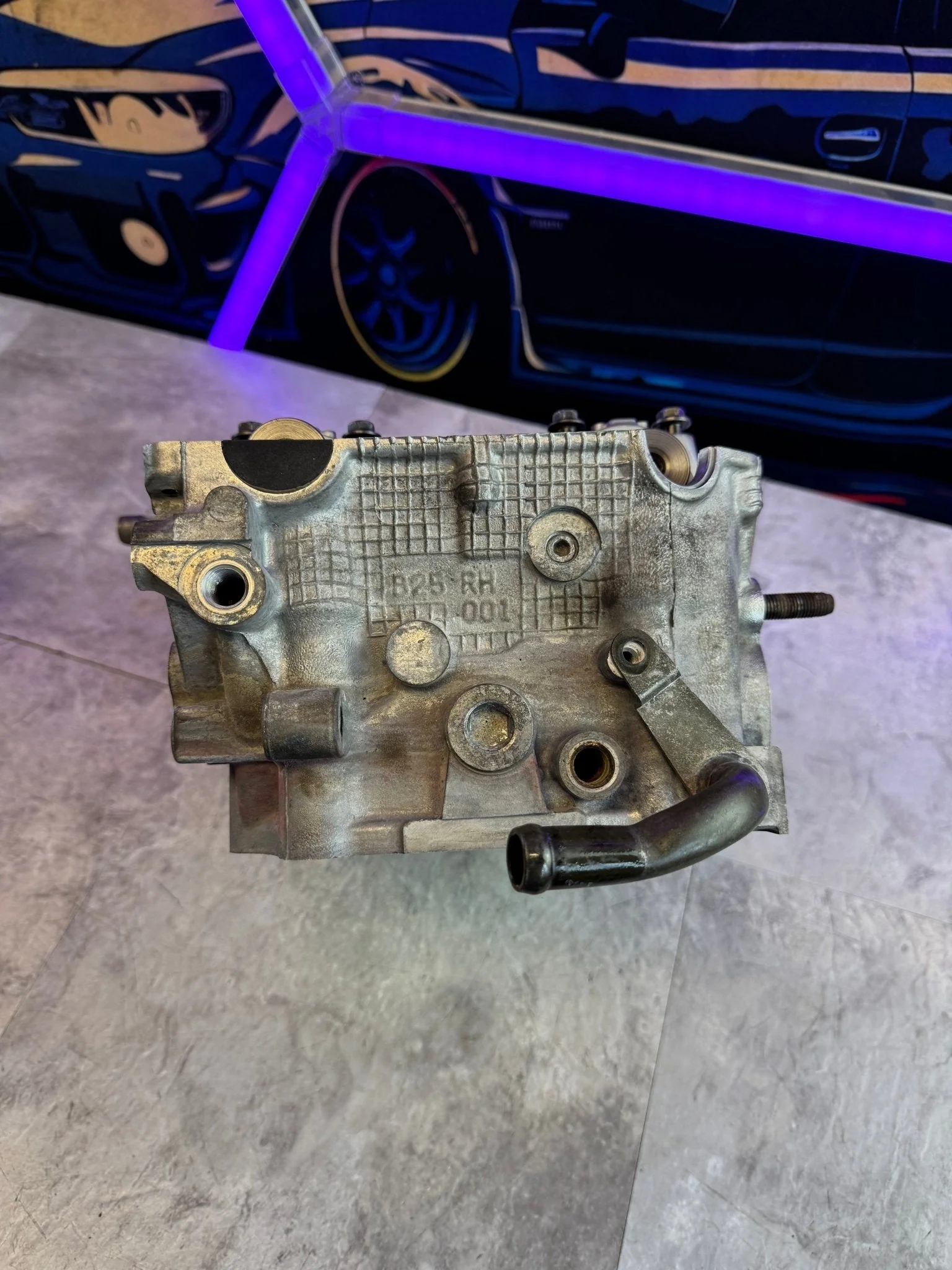 2004-2006 Subaru STi WRX Legacy Forester B25 Cylinder Heads Single AVCS Savcs Ej255 GT XT (2) O4 - Image 10
