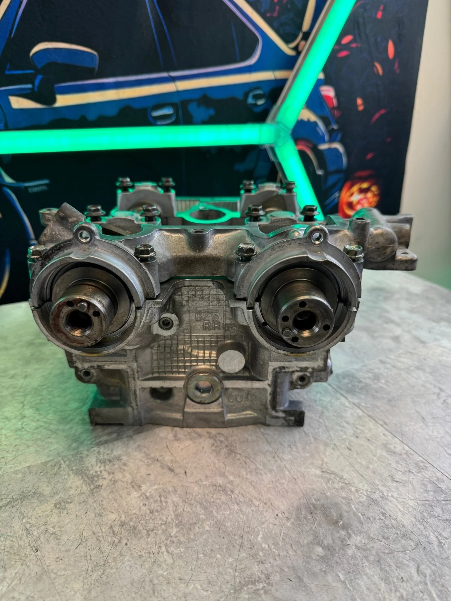 2004-2006 Subaru STi WRX Legacy Forester B25 Cylinder Heads Single AVCS Savcs Ej255 GT XT (2) O4 - Image 5