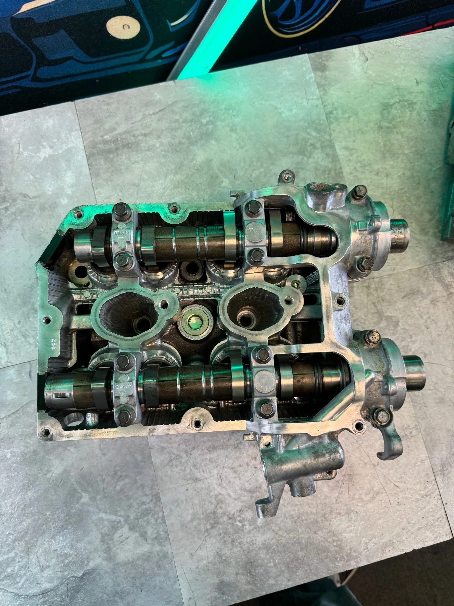 2004-2006 Subaru STi WRX Legacy Forester B25 Cylinder Heads Single AVCS Savcs Ej255 GT XT (2) O4 - Image 6