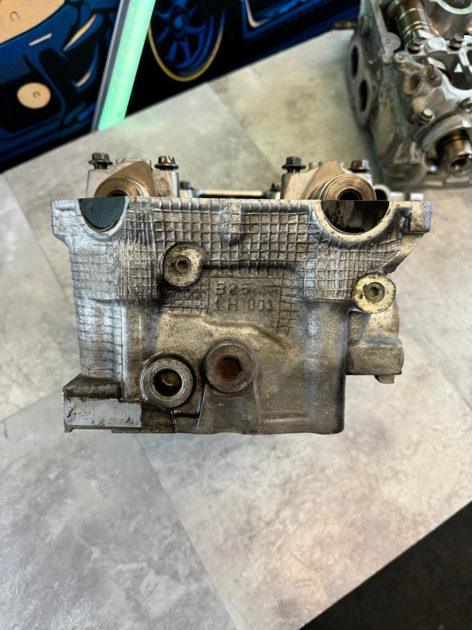 2004-2006 Subaru STi WRX Legacy Forester B25 Cylinder Heads Single AVCS Savcs Ej255 GT XT (2) O4 - Image 8