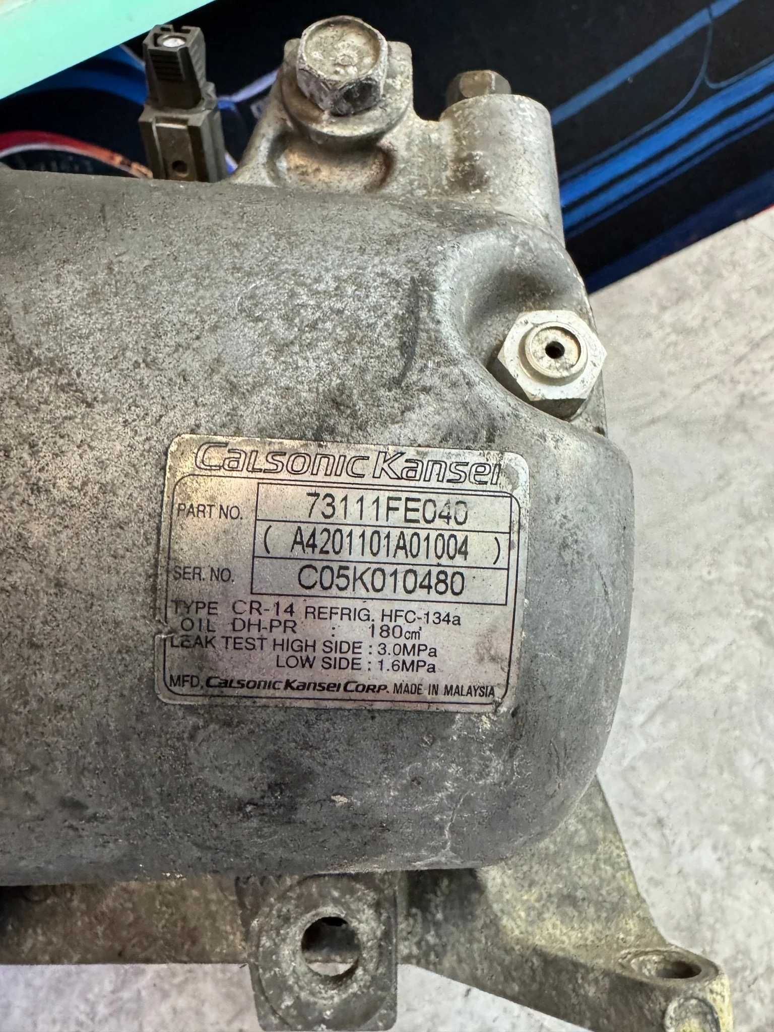 2004-2007 Subaru Impreza WRX STi AC Compressor M5 - Image 5