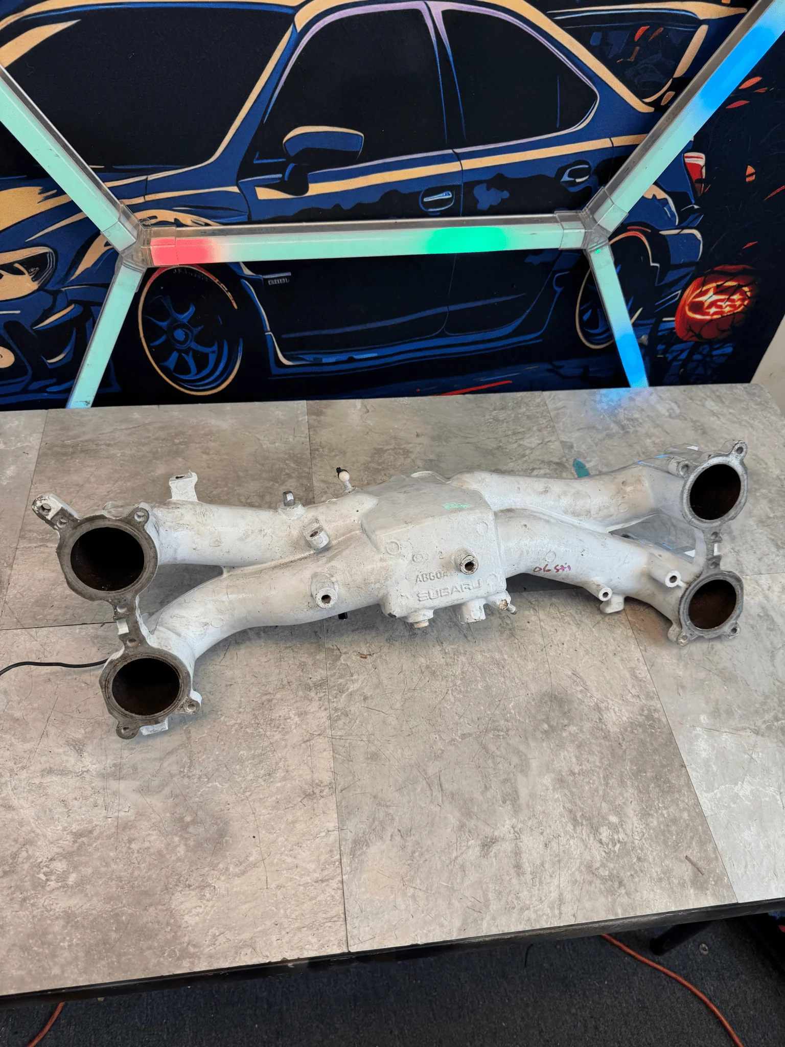 2004-2007 Subaru Impreza WRX STi OEM Intake Manifold Assembly E5 - Image 5