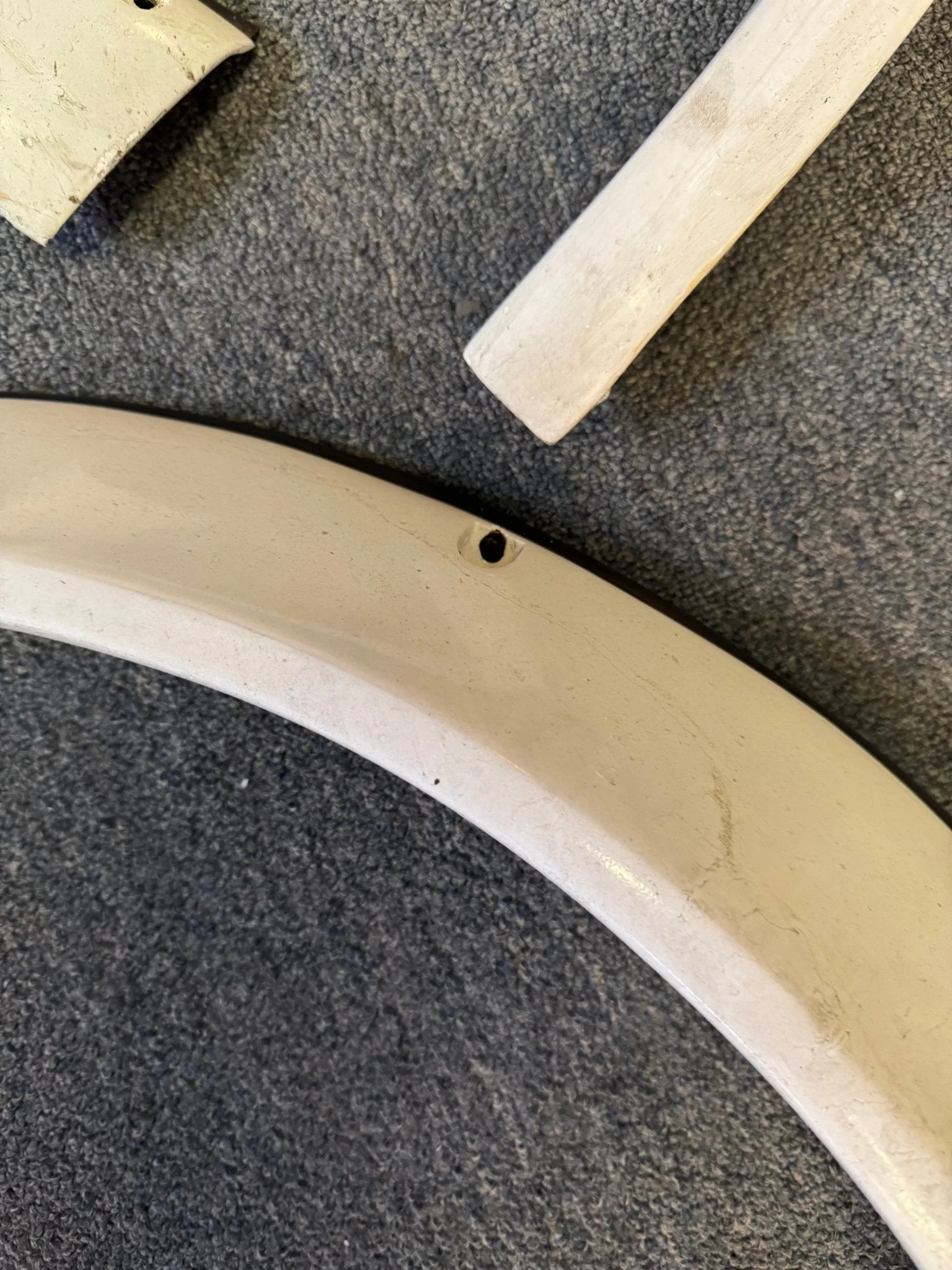 2004-2007 Subaru WRX STi Alpine White Karlton Fender Flares With Hardware P5 - Image 4