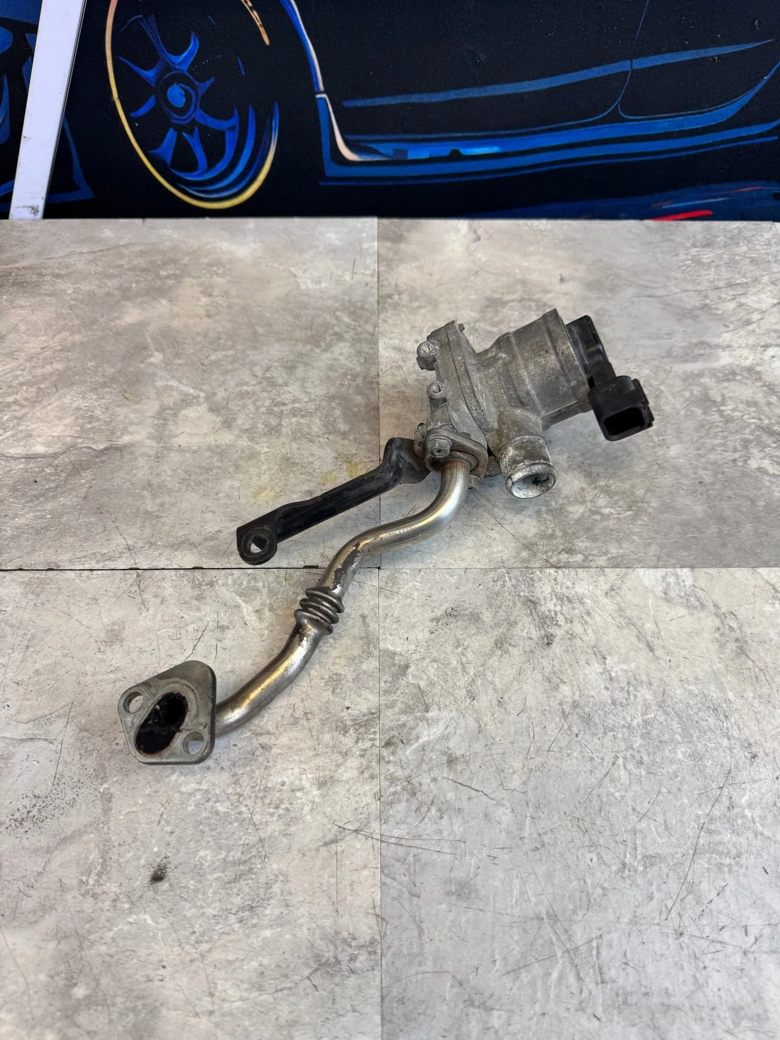2004-2007 Subaru WRX STi OEM EGR Pump Secondary Air Pump With Tube And Bracket / G1