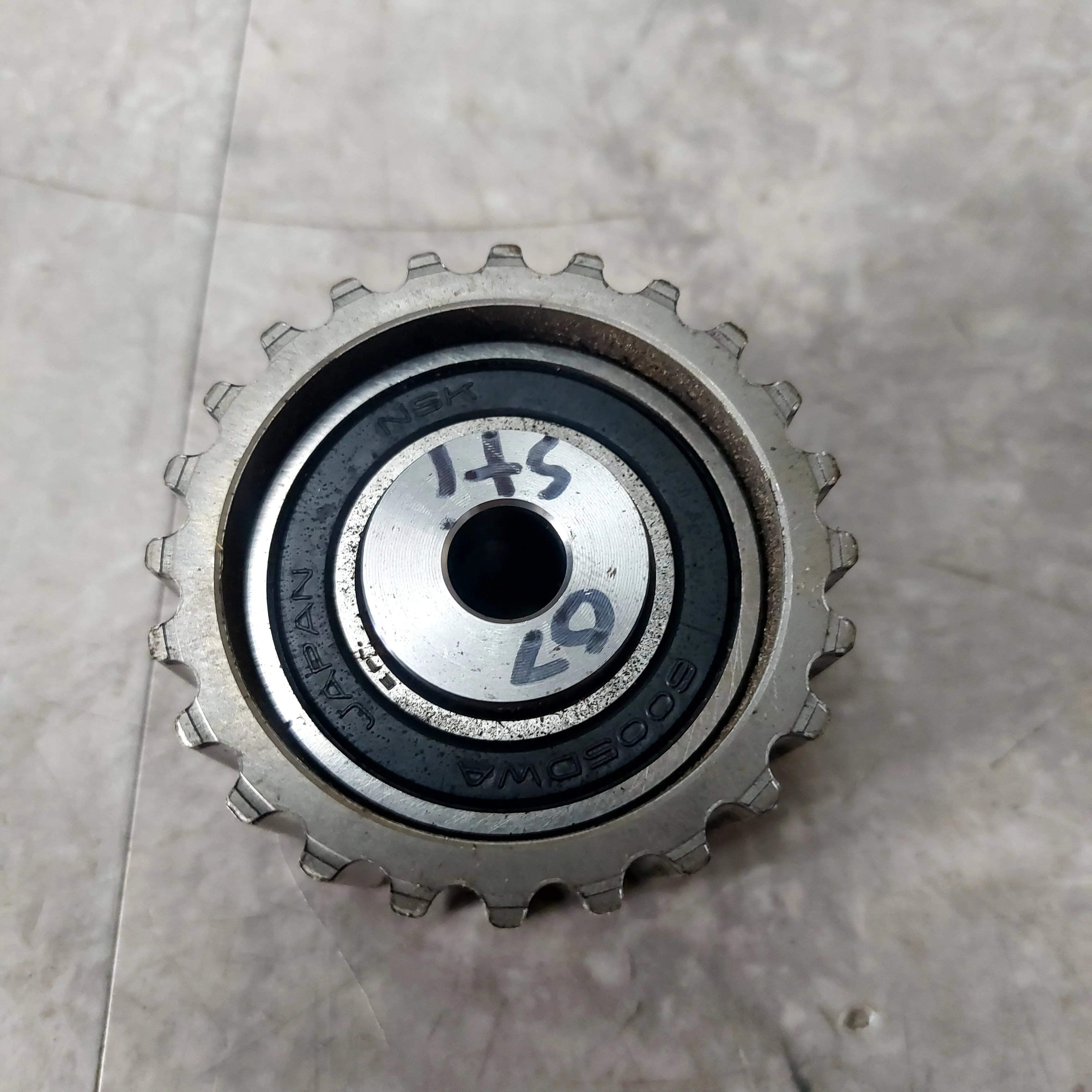 2004-2021 Subaru STi 2002-2014 WRX OEM Timing Belt Idler Pulley Metal Toothed G1 - Image 2