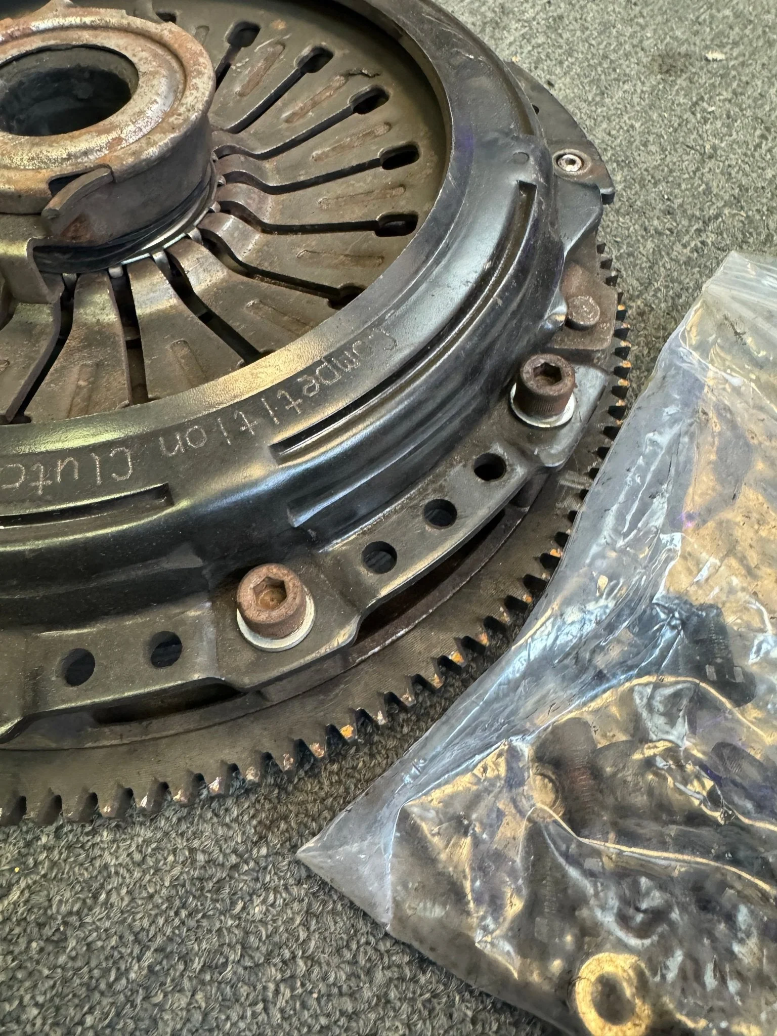 2004-2021 Subaru STi Comp Competition Stage 3 Twin Disk Organic Clutch Kit / P7 - Image 2