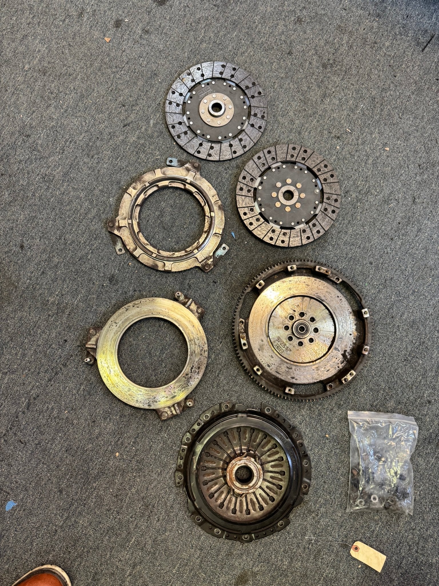 2004-2021 Subaru STi Comp Competition Stage 3 Twin Disk Organic Clutch Kit / P7 - Image 3