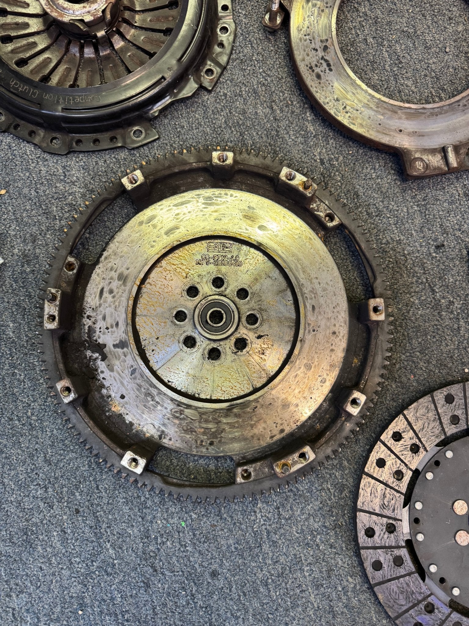 2004-2021 Subaru STi Comp Competition Stage 3 Twin Disk Organic Clutch Kit / P7 - Image 5