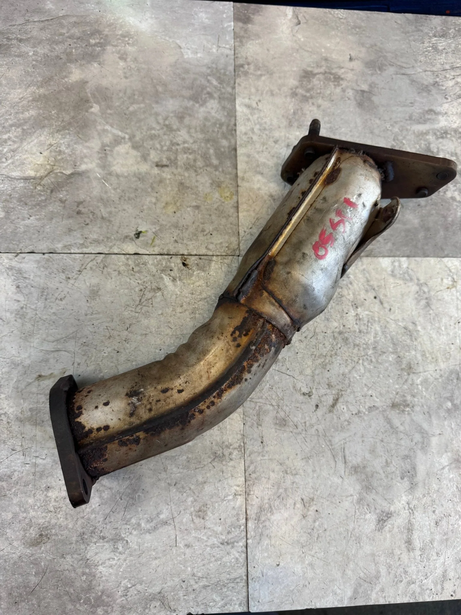 2004-2021 Subaru STi WRX OEM Up Pipe Assembly H1 - Image 3