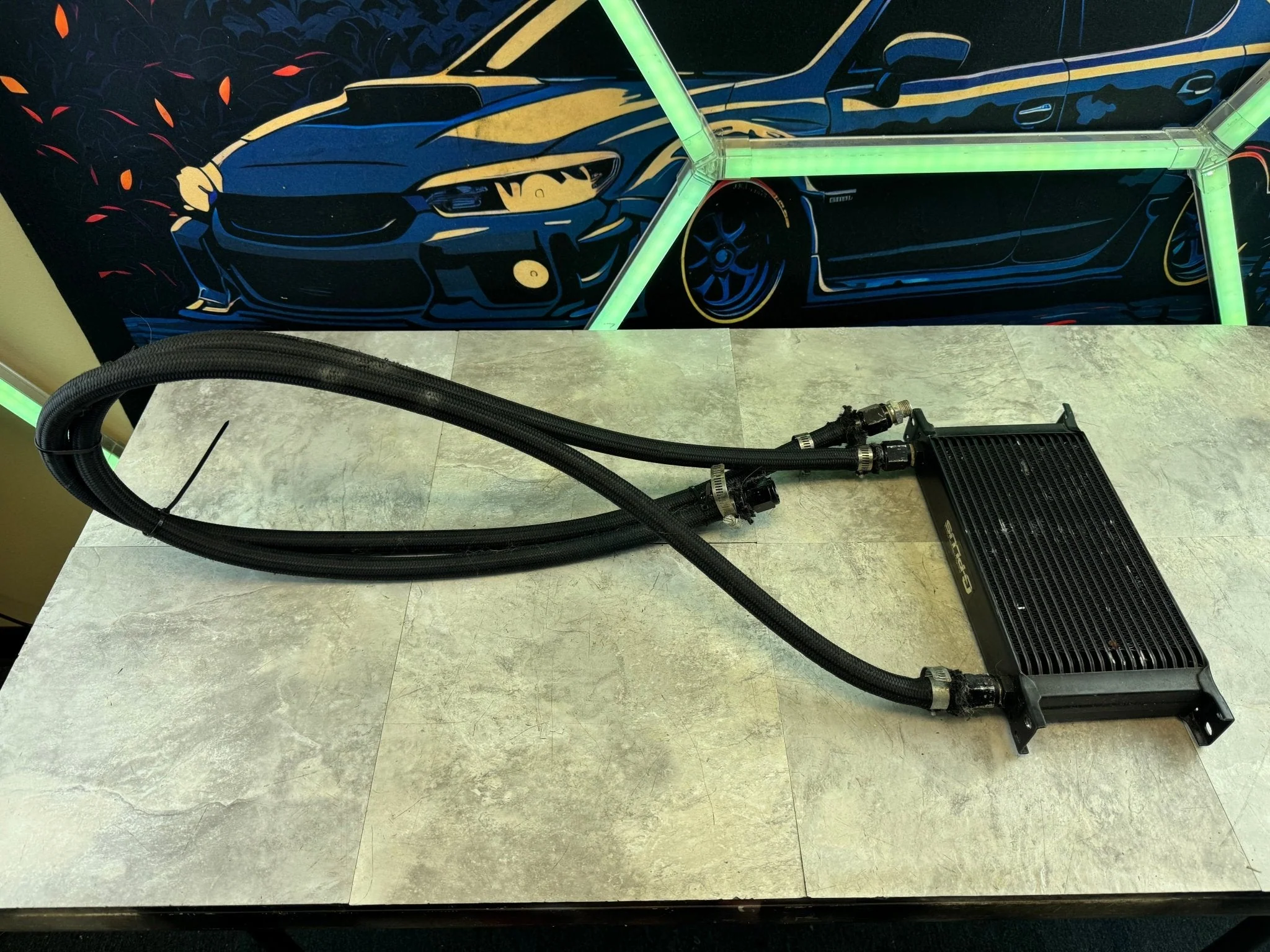 2004-2021 Subaru WRX STi G-Plus Oil Cooler Kit Fittings Lines Hoses Assembly Y1 - Image 2