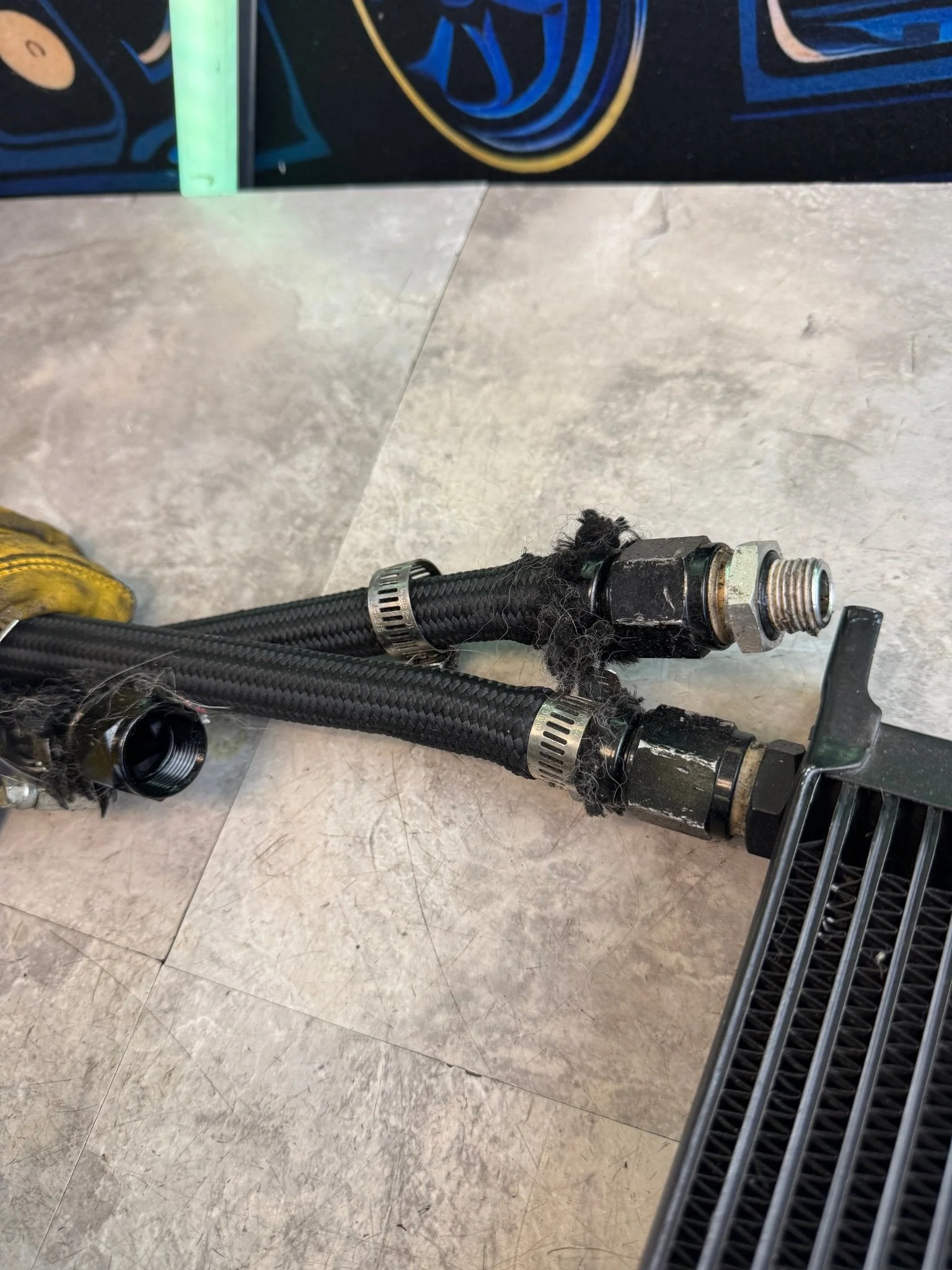 2004-2021 Subaru WRX STi G-Plus Oil Cooler Kit Fittings Lines Hoses Assembly Y1 - Image 4