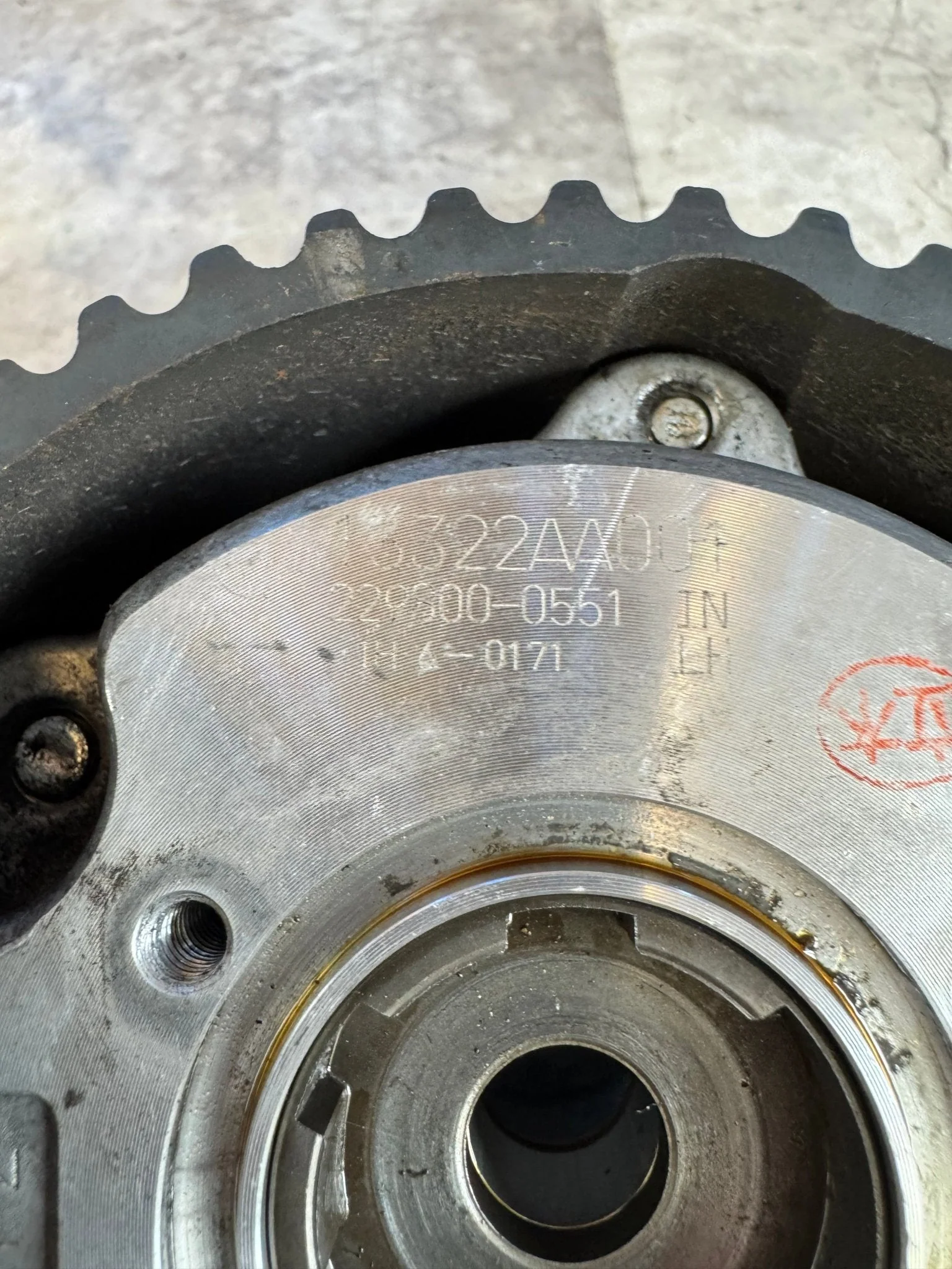 2004-2021 Subaru WRX STi Left OEM LH Intake Cam Gear / Y5 - Image 3