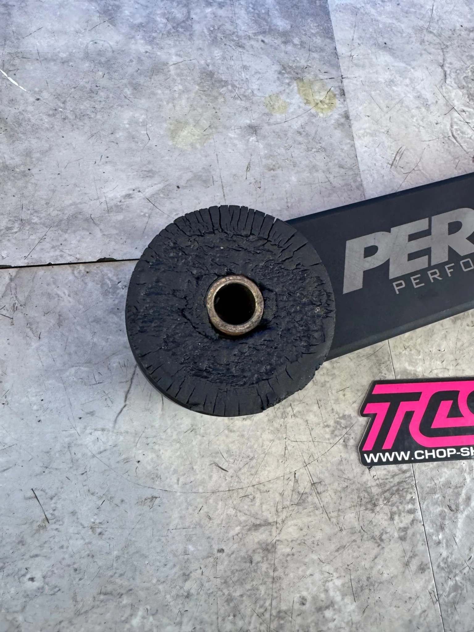 2004-2021 Subaru WRX STi Perrin Pitch Stop Mount Black N3 - Image 2