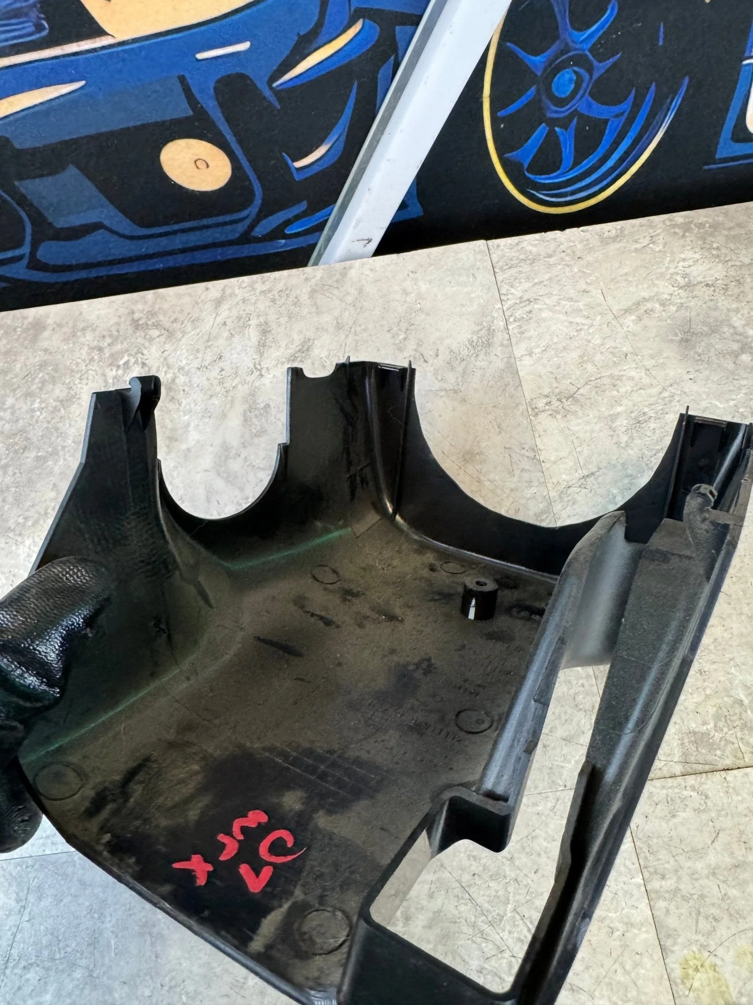 2005-2007 Subaru Impreza WRX Steering OEM Column Shroud Trim Upper And Lower B4 - Image 10