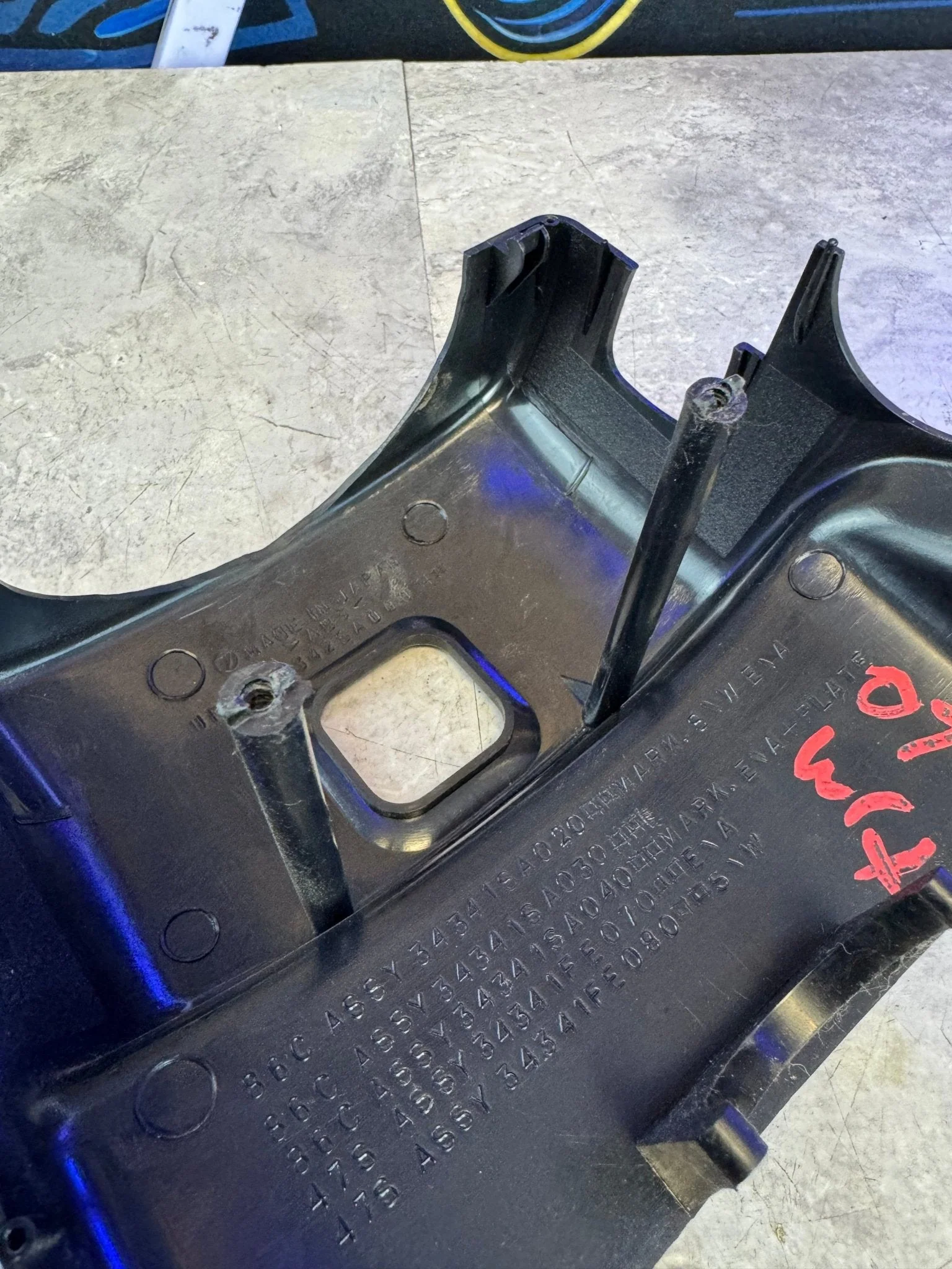 2005-2007 Subaru Impreza WRX Steering OEM Column Shroud Trim Upper And Lower B4 - Image 6