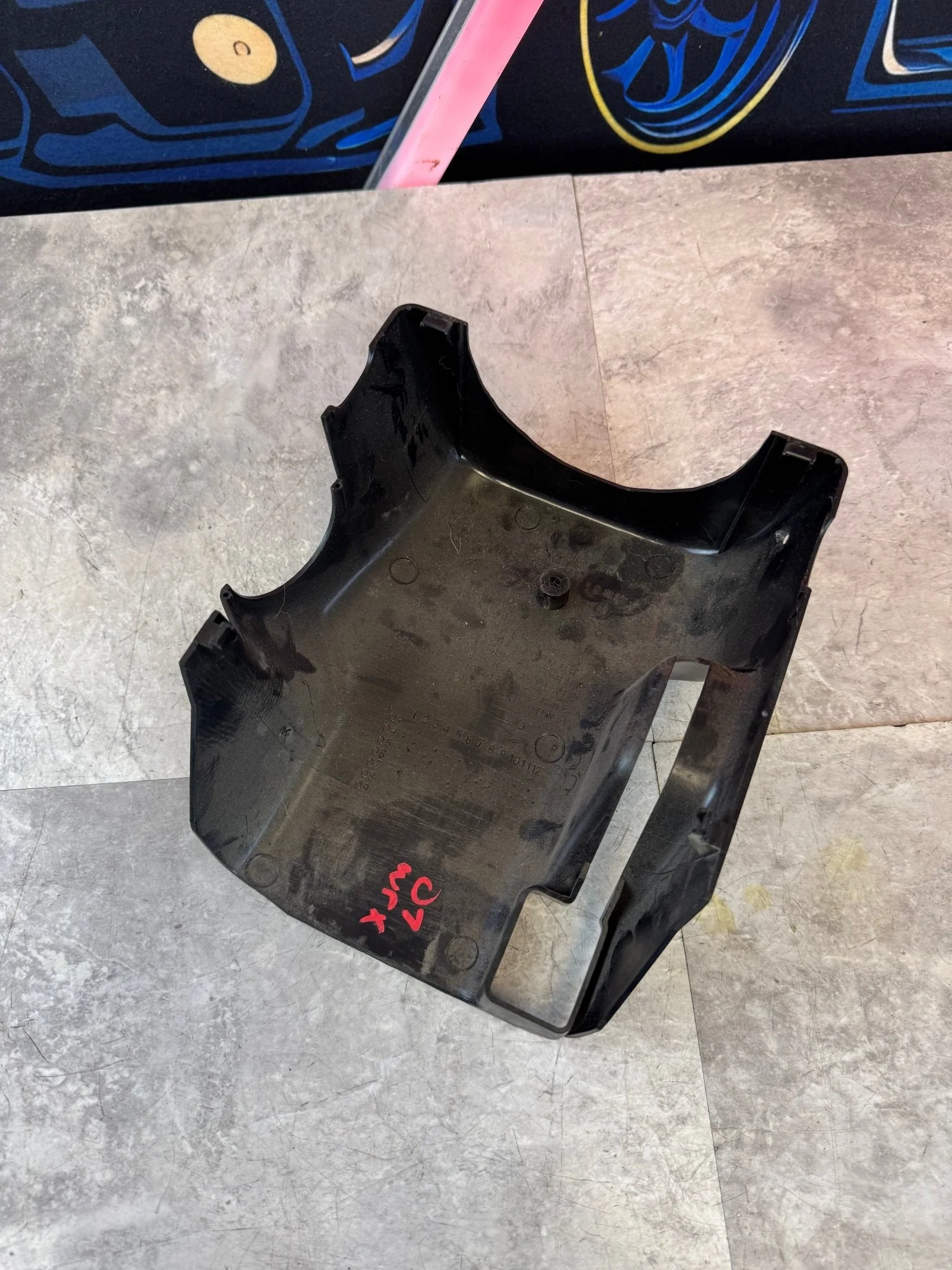 2005-2007 Subaru Impreza WRX Steering OEM Column Shroud Trim Upper And Lower B4 - Image 9