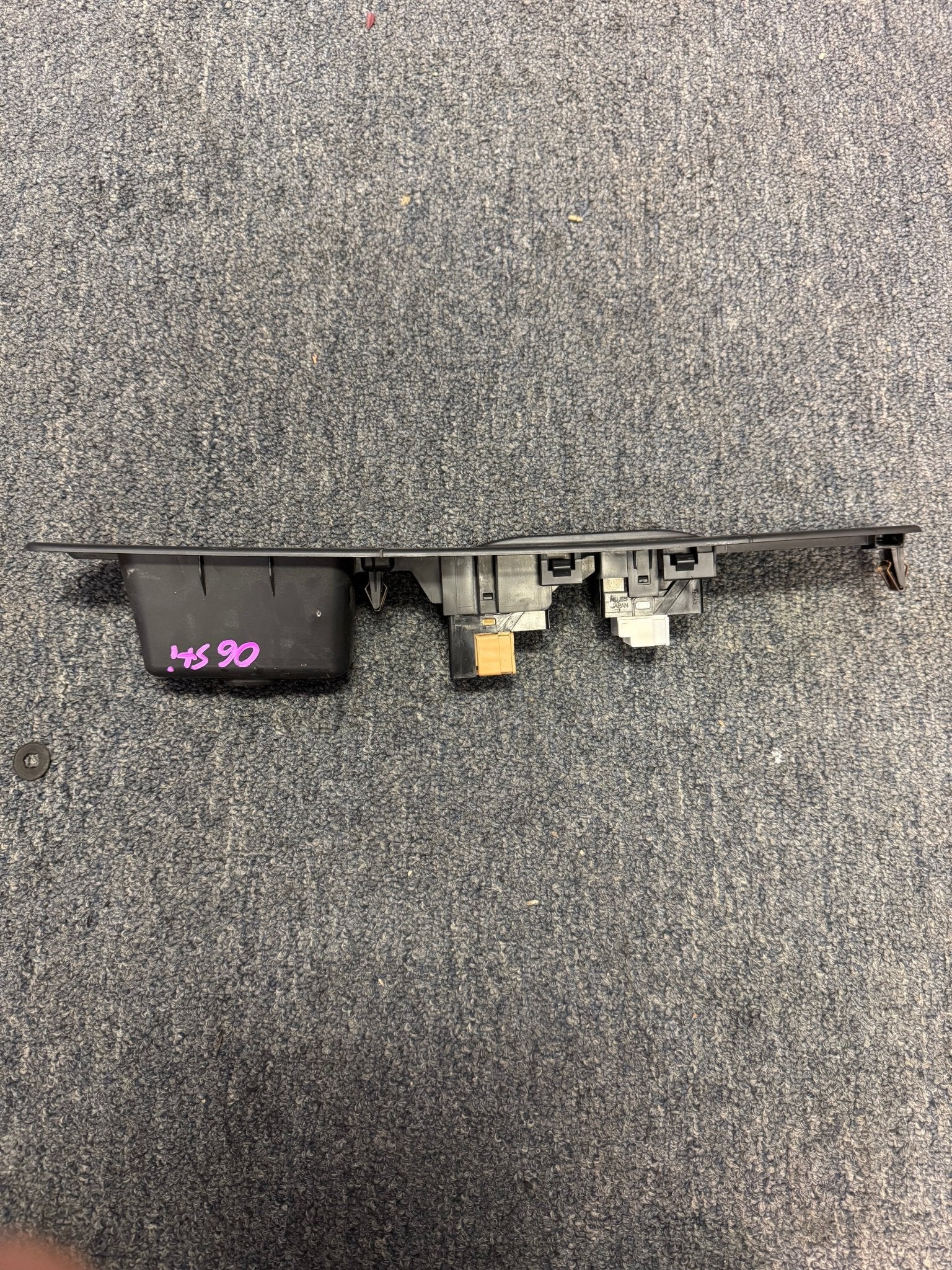 2005-2007 Subaru Impreza WRX STi Front OEM RH Passenger Side Window Lock Switch Trim E2 - Image 5