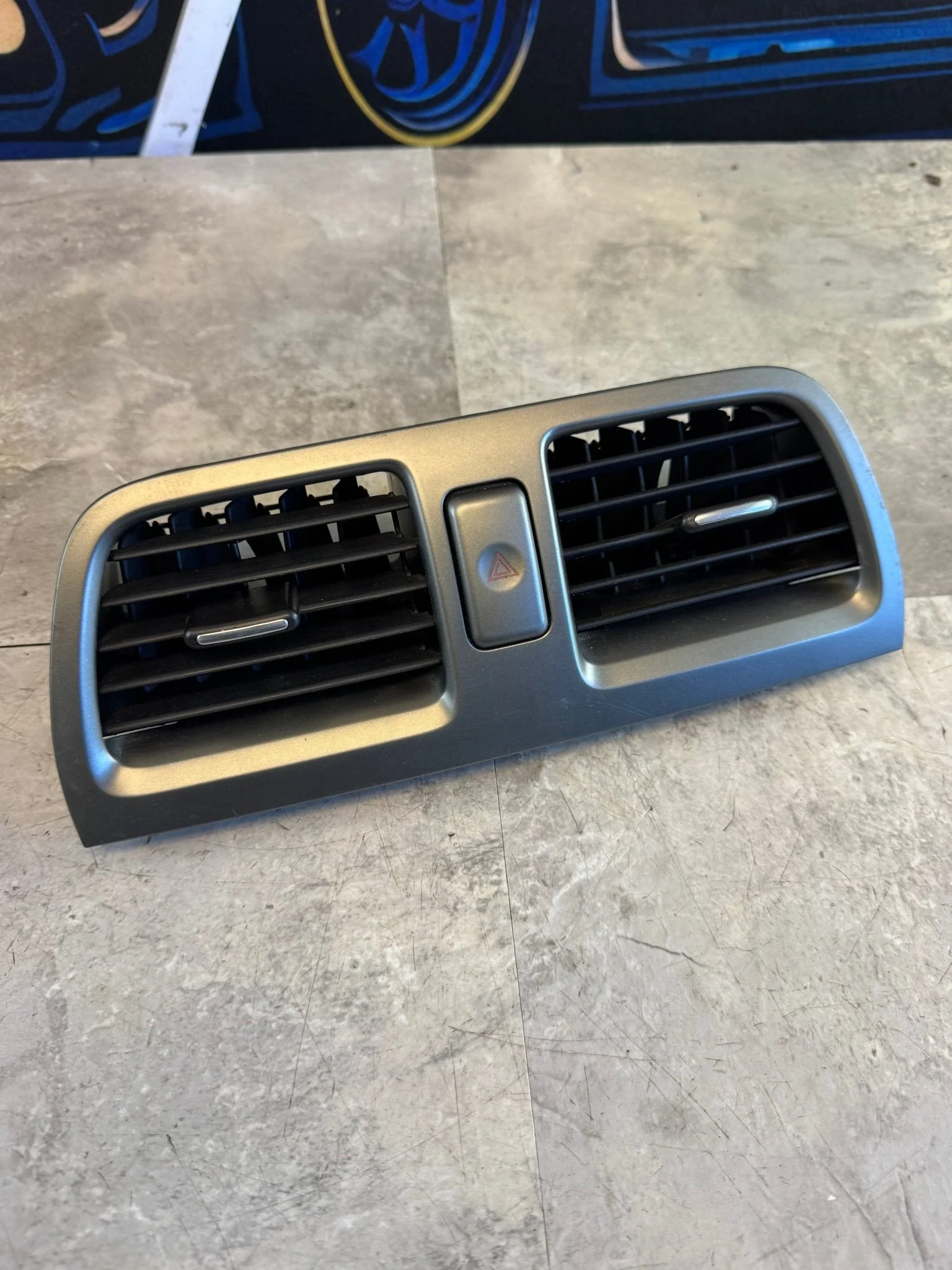 2005-2007 Subaru Impreza WRX STi OEM Dash Vent Center Hazard Switch Trim J4