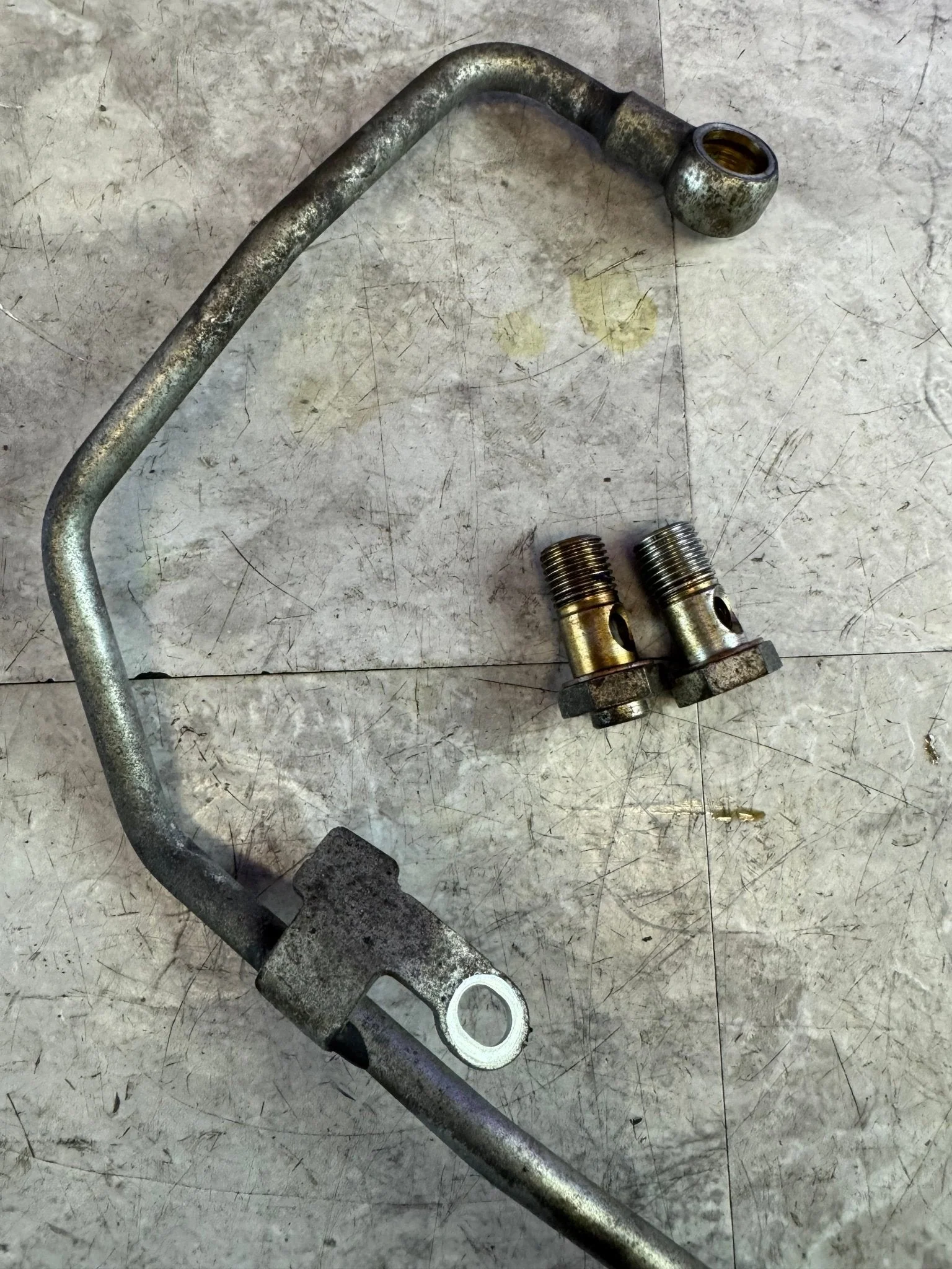 2006-2007 Subaru Impreza WRX Oil OEM Line Feed AVCS 06 07 (4) K2 - Image 3