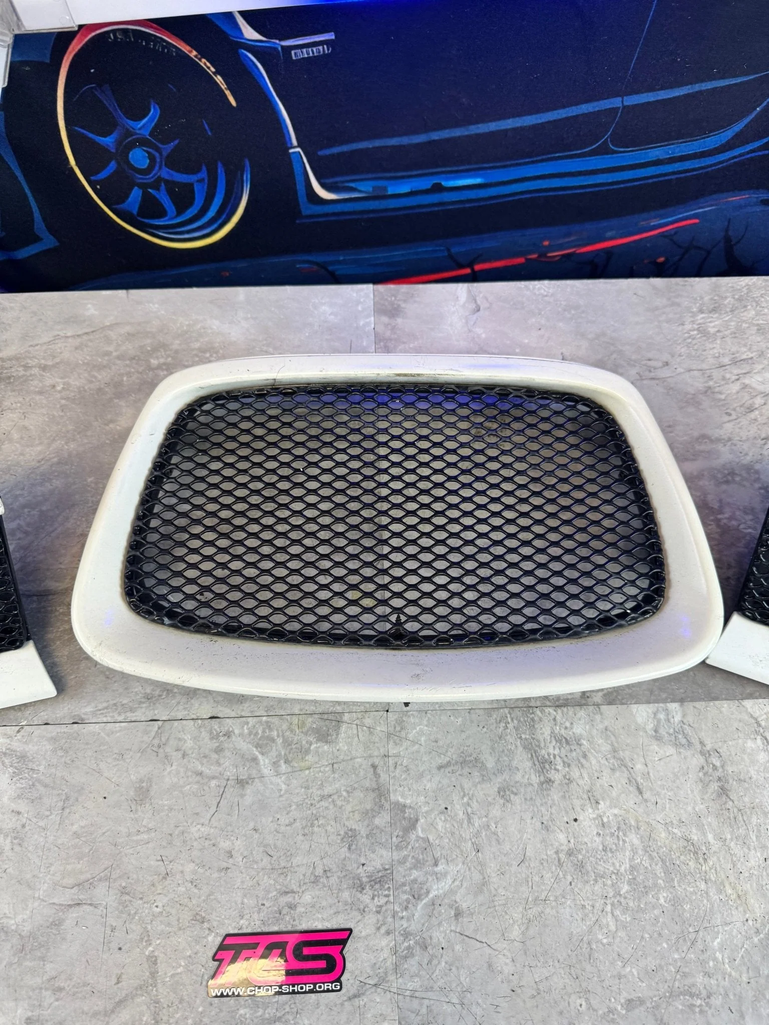 2006-2007 Subaru Impreza WRX STi 3 Piece Grille Assembly K1 - Image 3
