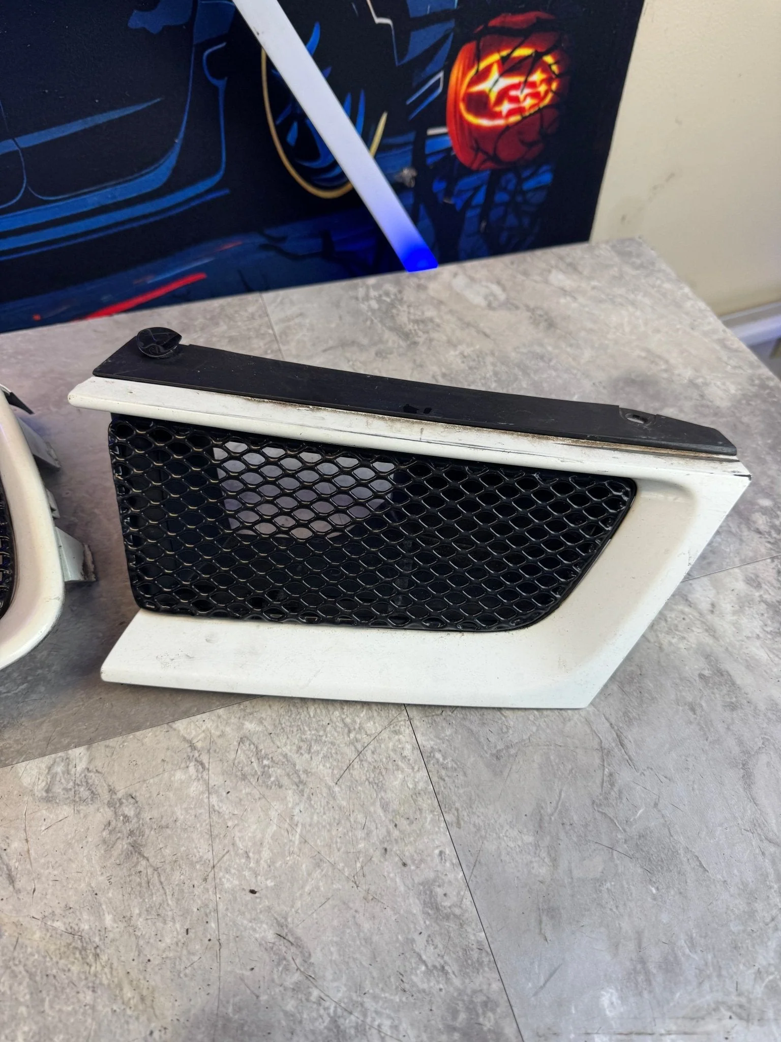 2006-2007 Subaru Impreza WRX STi 3 Piece Grille Assembly K1 - Image 4