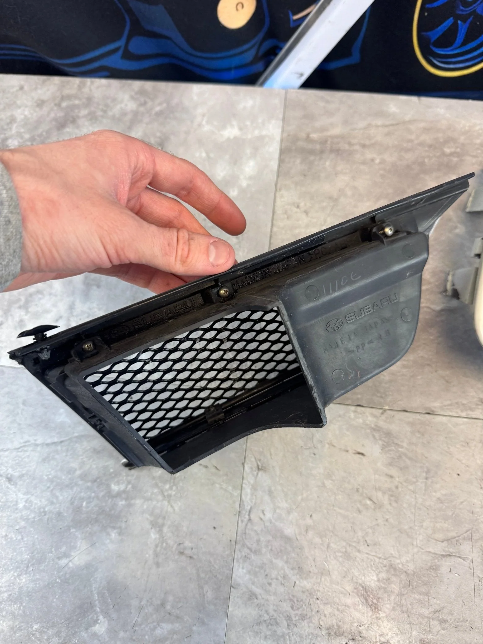 2006-2007 Subaru Impreza WRX STi 3 Piece Grille Assembly K1 - Image 5