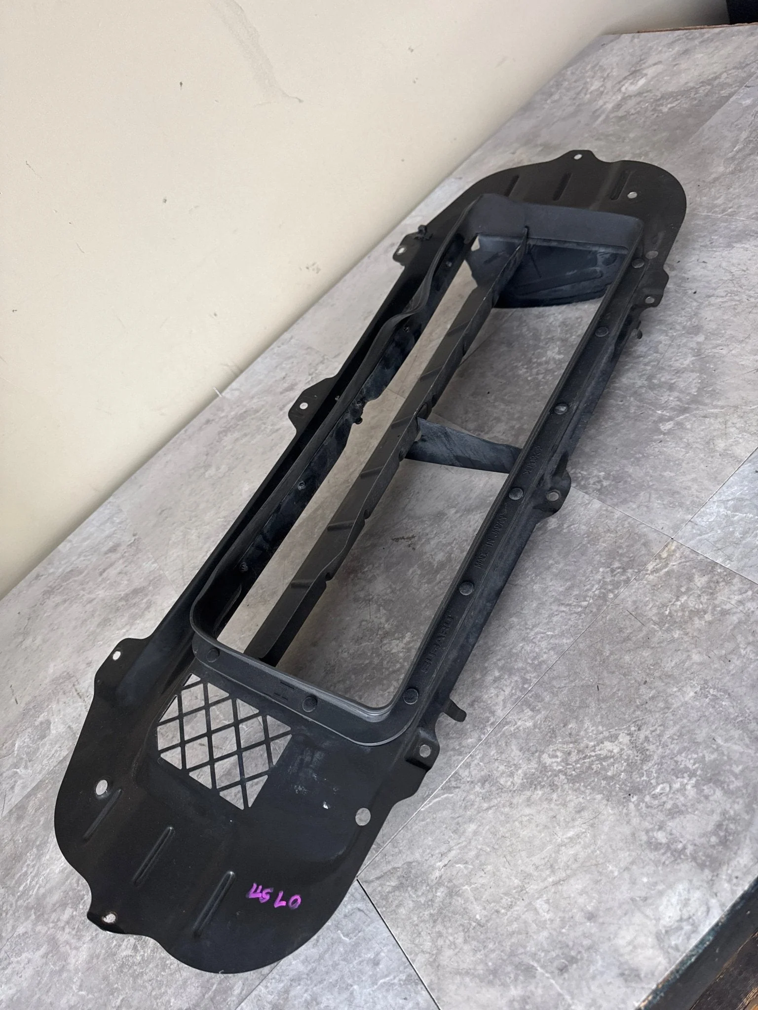 2006-2007 Subaru Impreza WRX STi OEM Intercooler Spray Hood Scoop Splitter Assembly (07 STi) E5