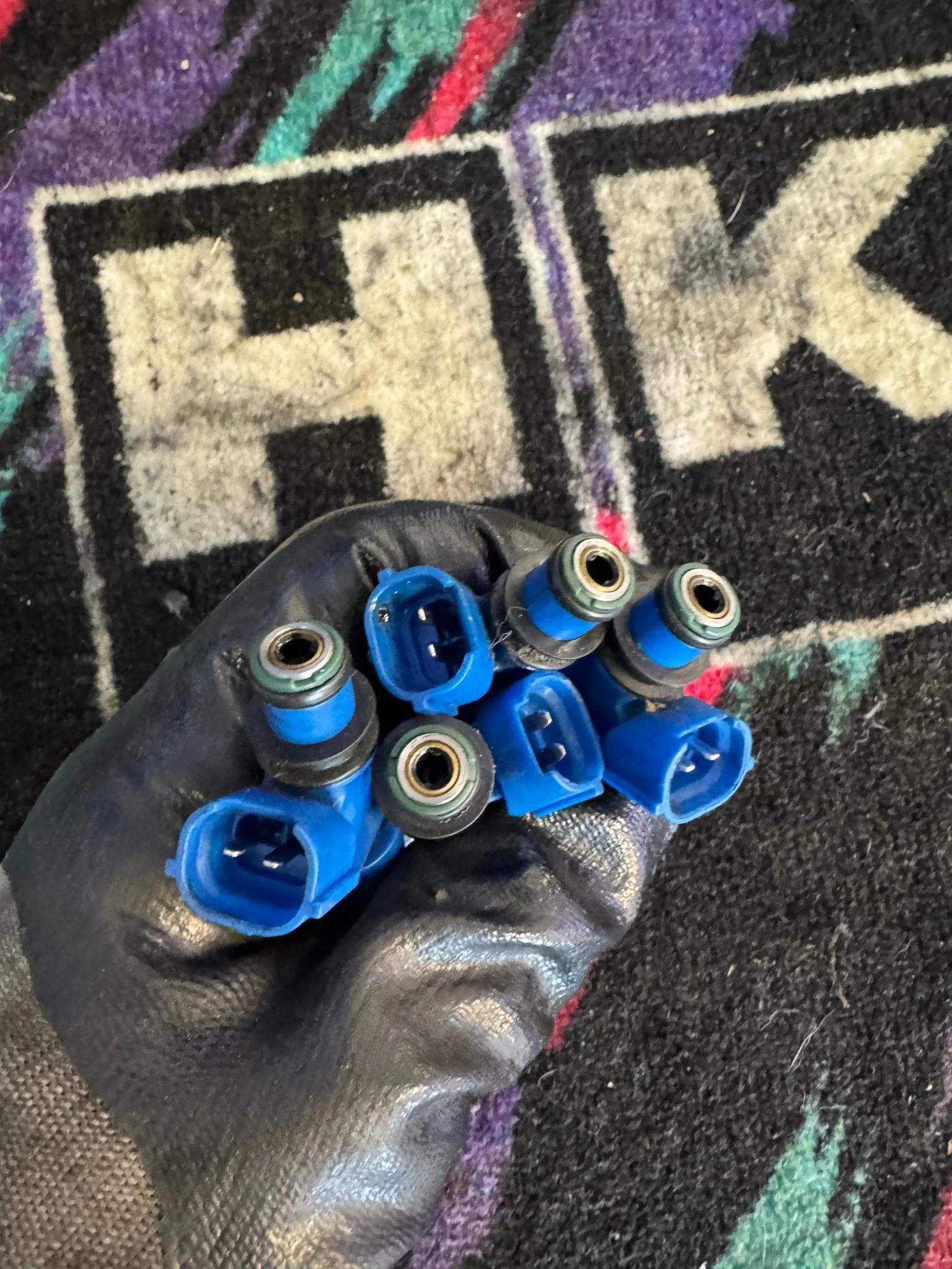 2007-2021 Subaru WRX STi OEM Denso STi Blue Injectors 565cc J3 - Image 4