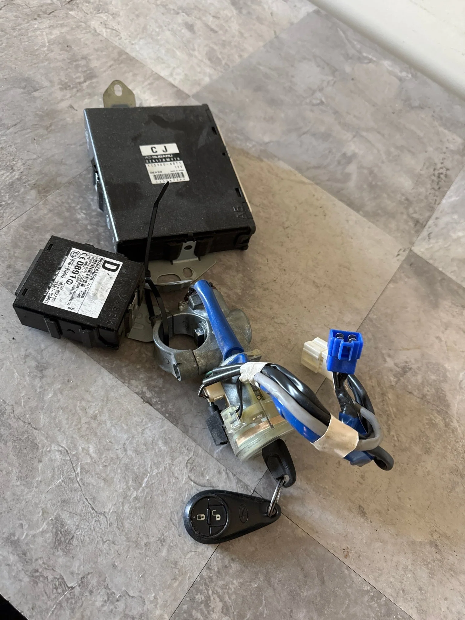 2007 2005 2005 Subaru WRX STi Ej257 OEM 2.5L Engine ECU Immobilizer KEY Setup G3