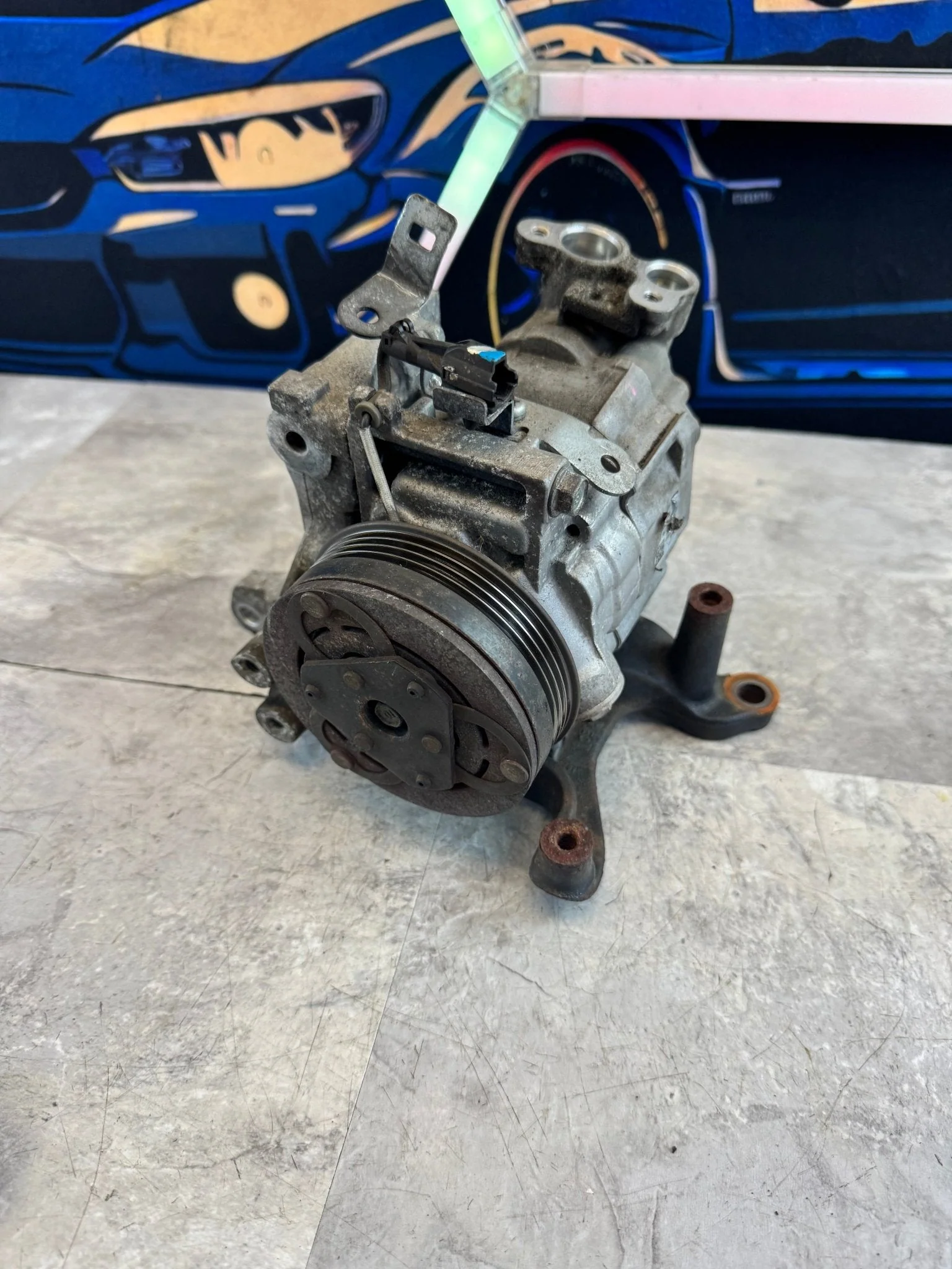2008-2014 Subaru Impreza WRX AC Compressor Assembly With Brackets M5