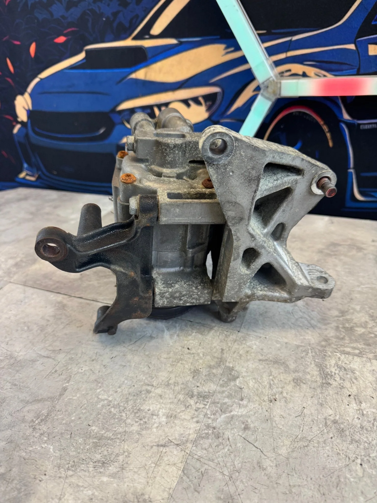 2008-2014 Subaru Impreza WRX AC Compressor Assembly With Brackets M5 - Image 6
