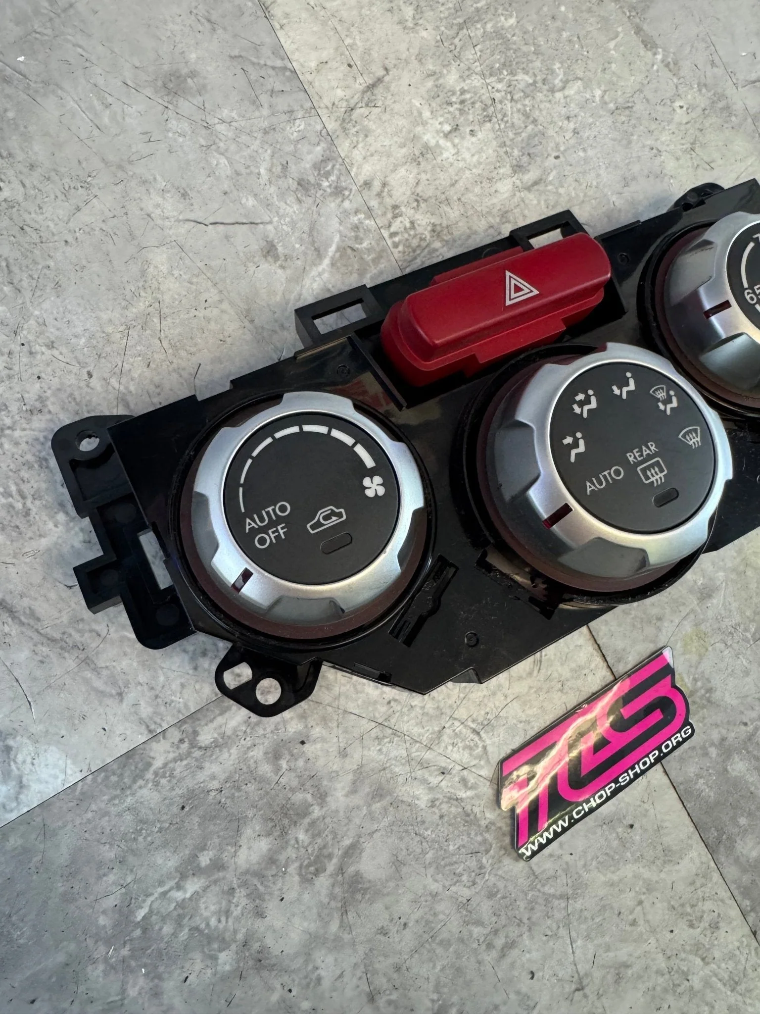 2008-2014 Subaru Impreza WRX HVAC Climate Control Switch Panel J2 - Image 3