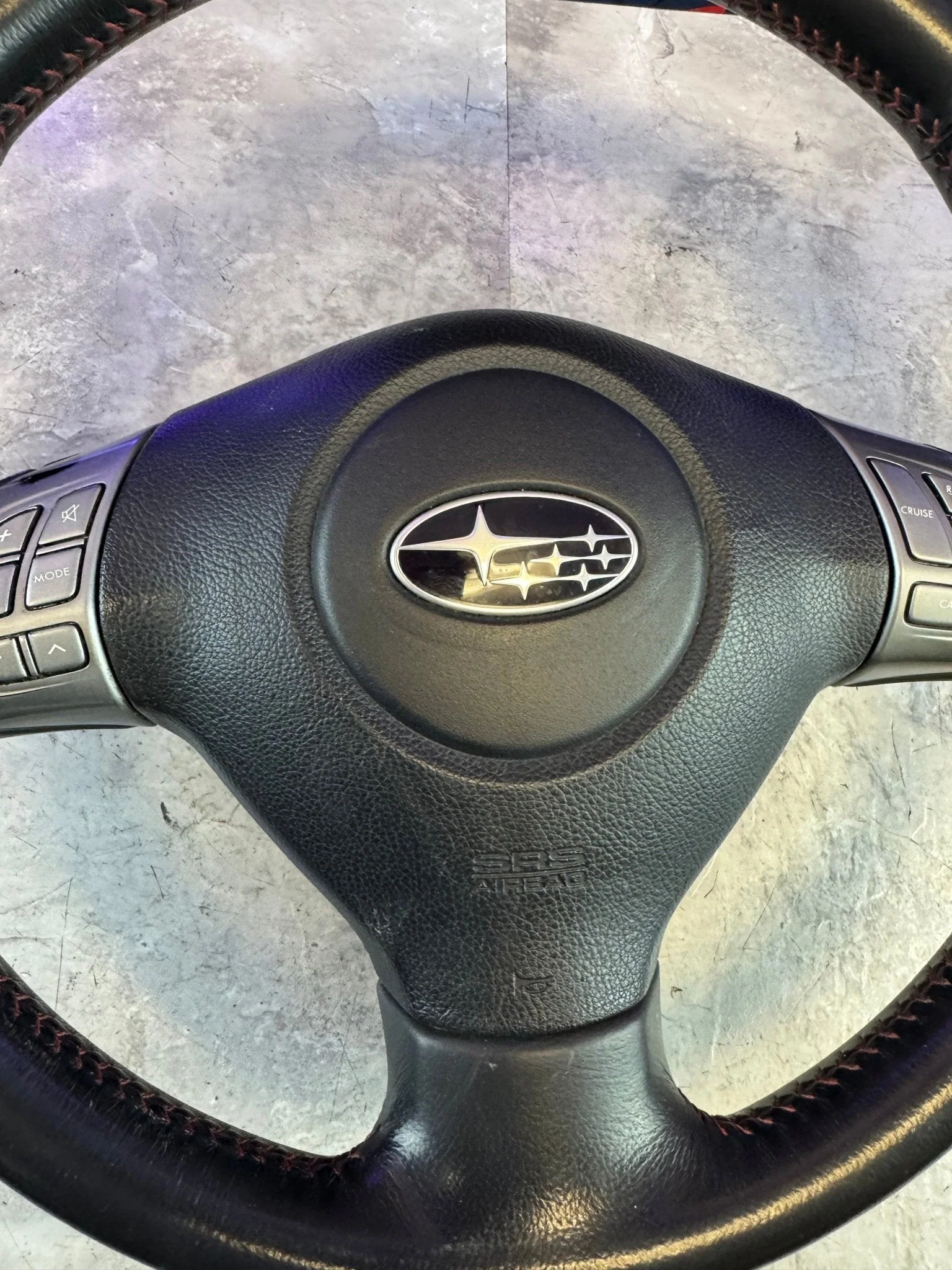 2008-2014 Subaru Impreza WRX OEM Complete Steering Wheel Controls K2 - Image 3