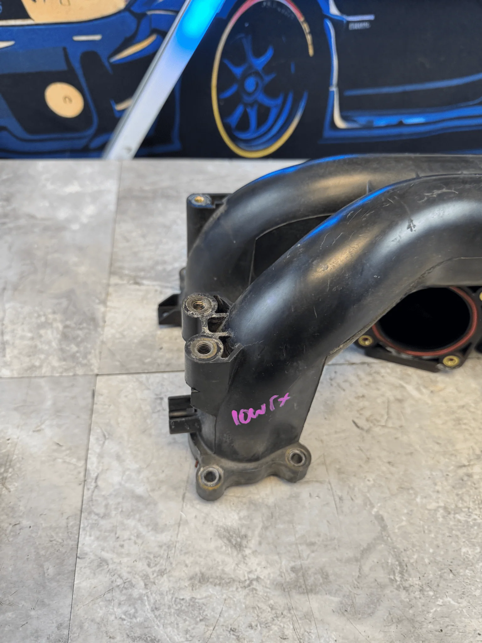2008-2014 Subaru Impreza WRX OEM Intake Manifold With Hardware E5 - Image 6