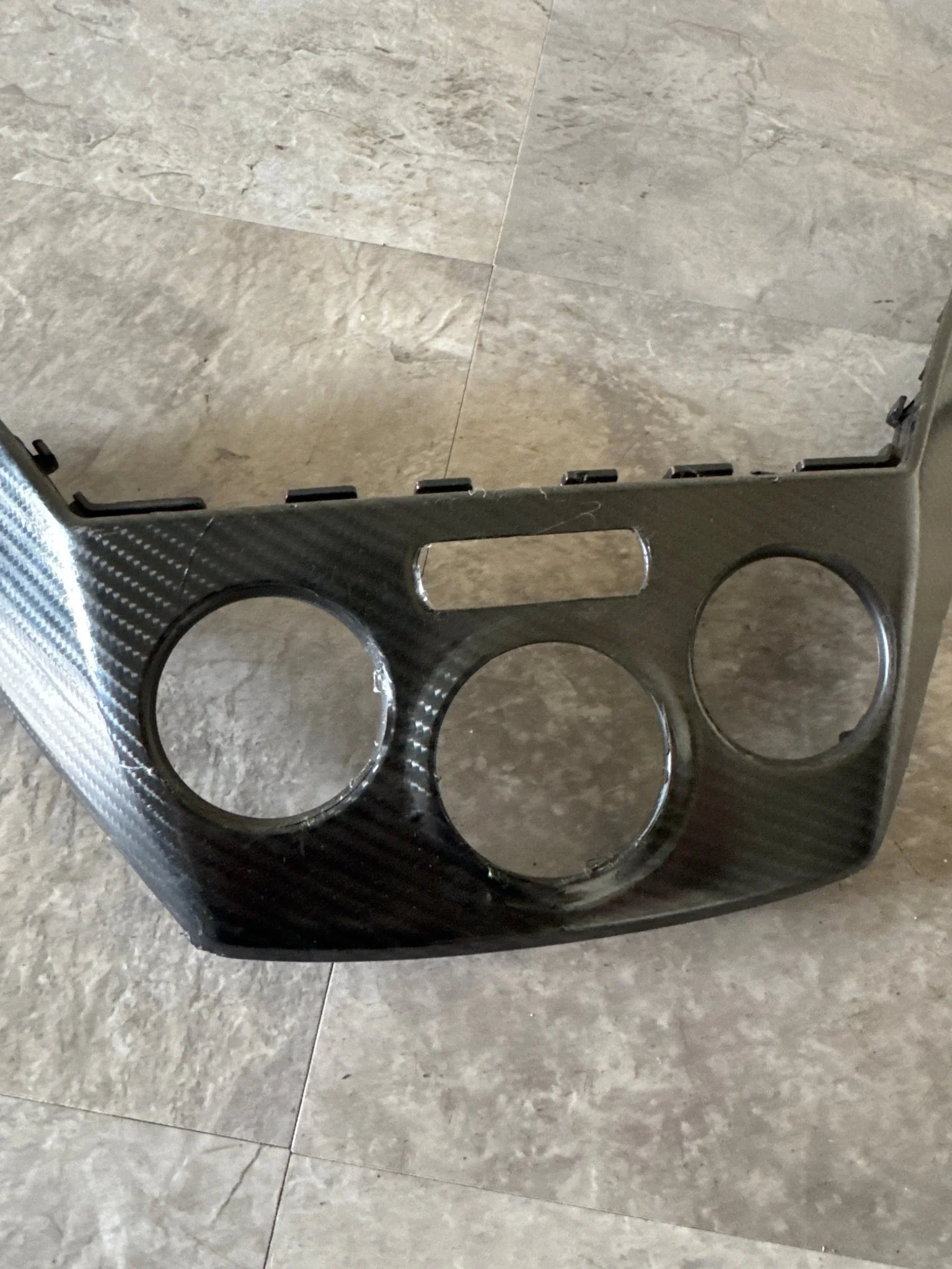 2008-2014 Subaru Impreza WRX STi Dash Climate Control HVAC Trim Cover E4 - Image 2