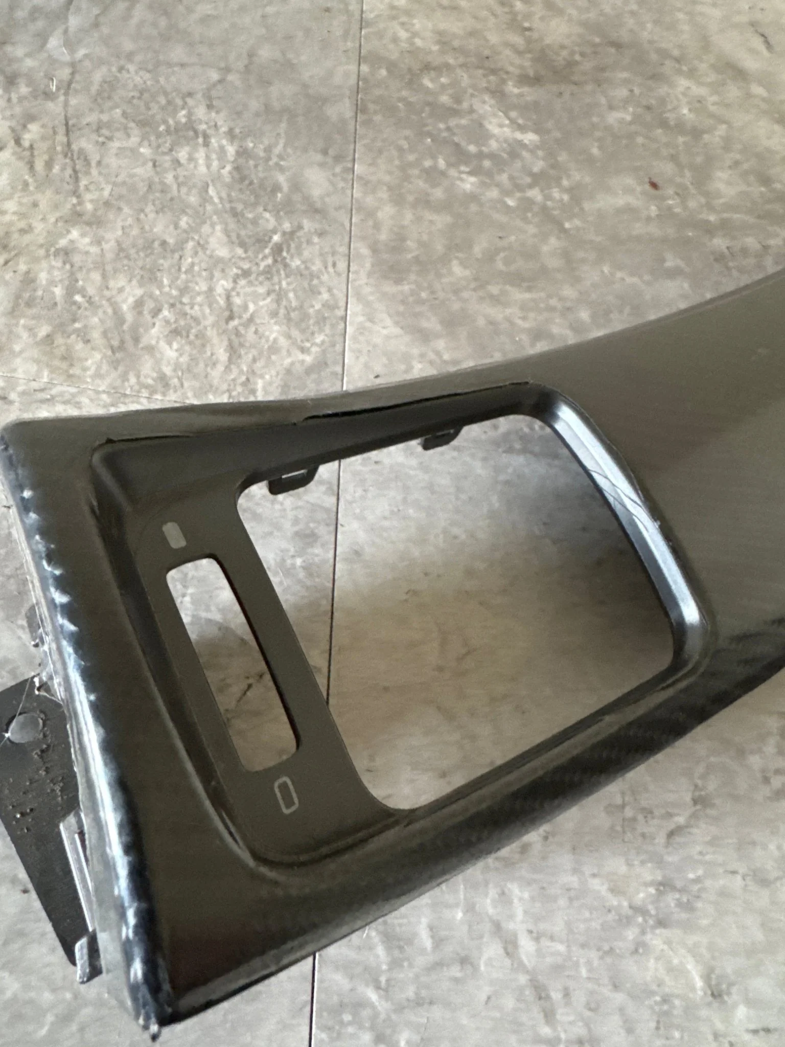 2008-2014 Subaru Impreza WRX STi Dash Climate Control HVAC Trim Cover E4 - Image 6
