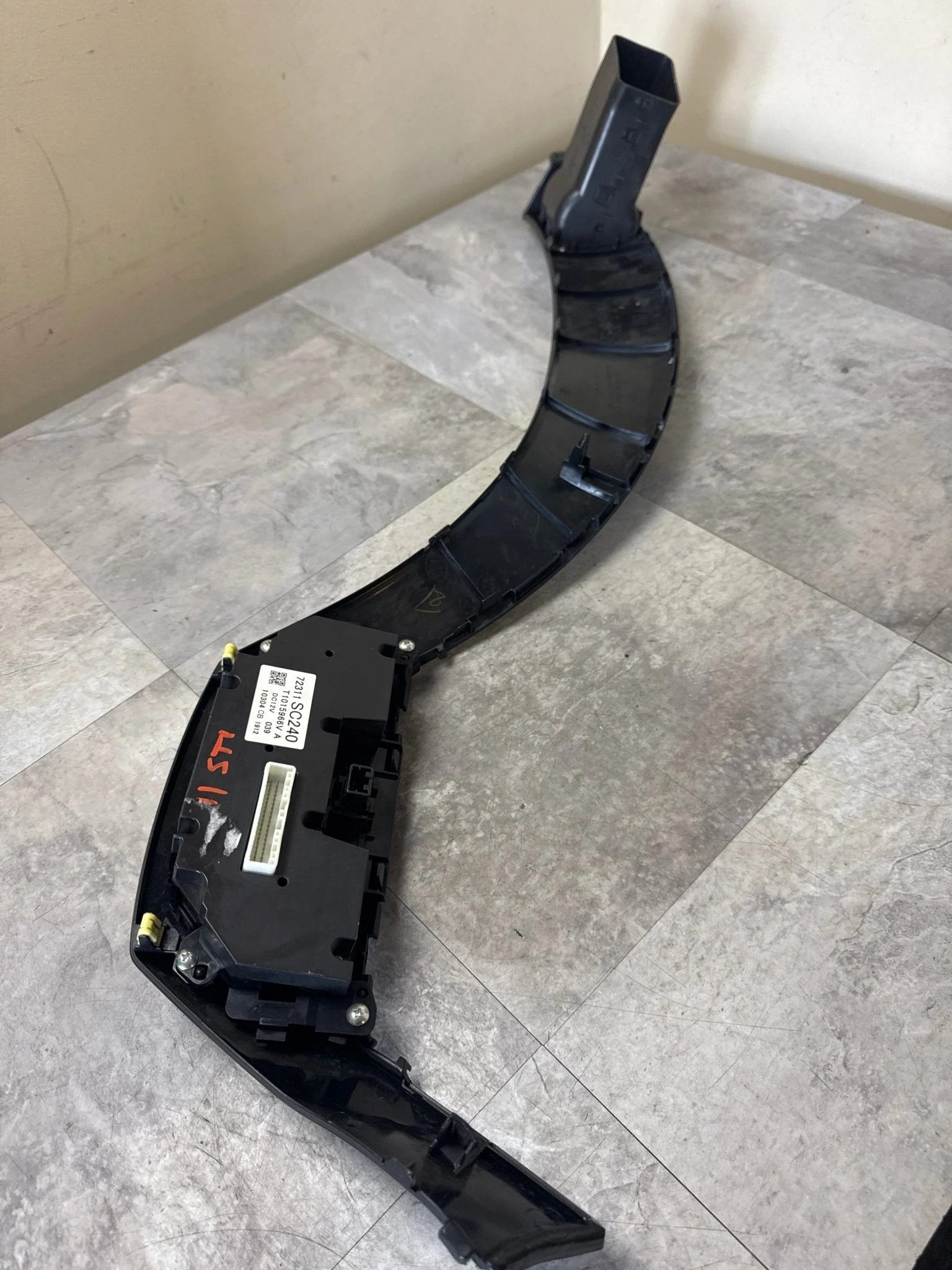 2008-2014 Subaru Impreza WRX STi Dash Climate Control HVAC Trim Cover E4 - Image 4