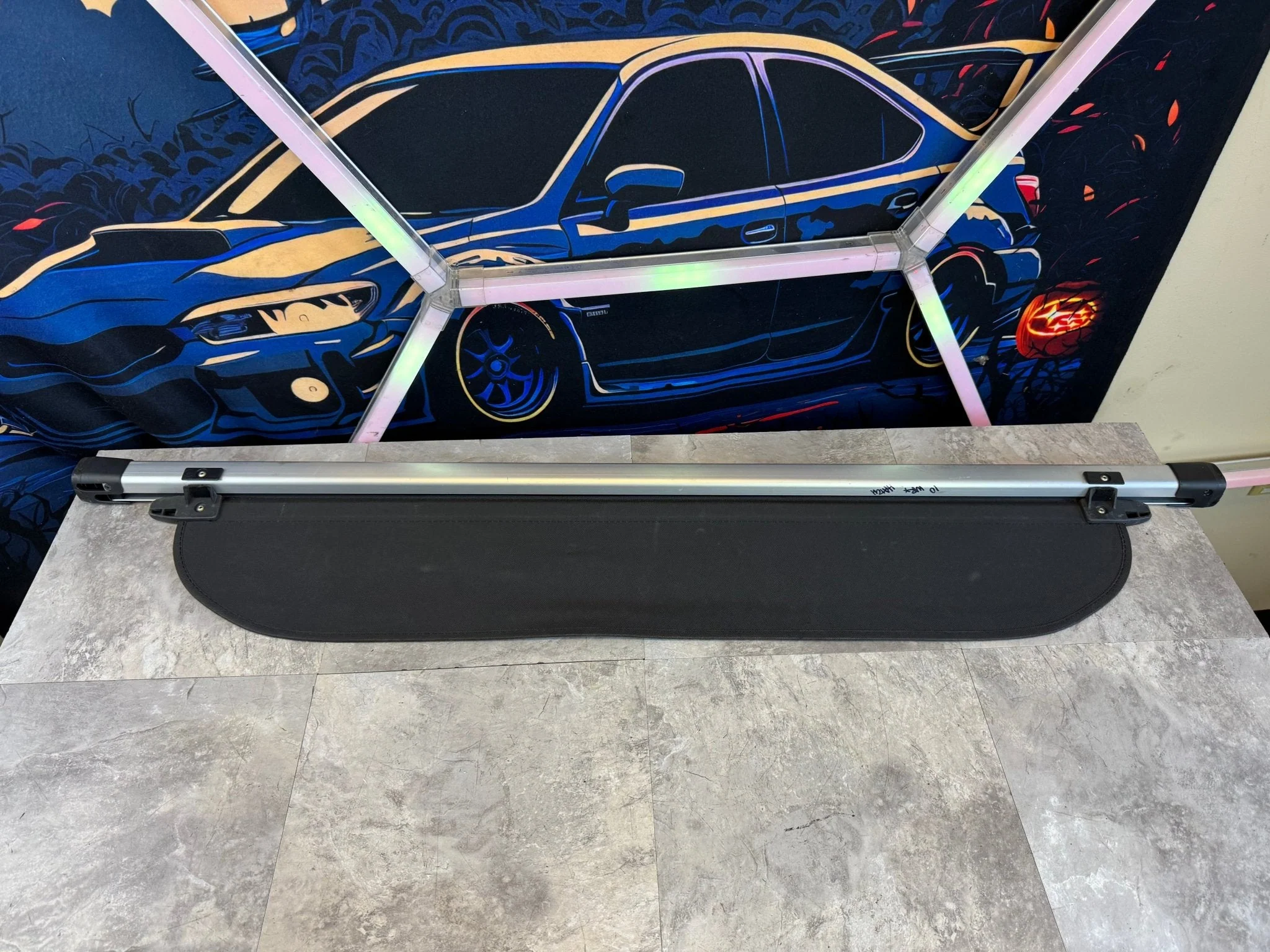 2008-2014 Subaru Impreza WRX STi Hatchback OEM Trunk Cargo Privacy Cover Roll Up - Image 6